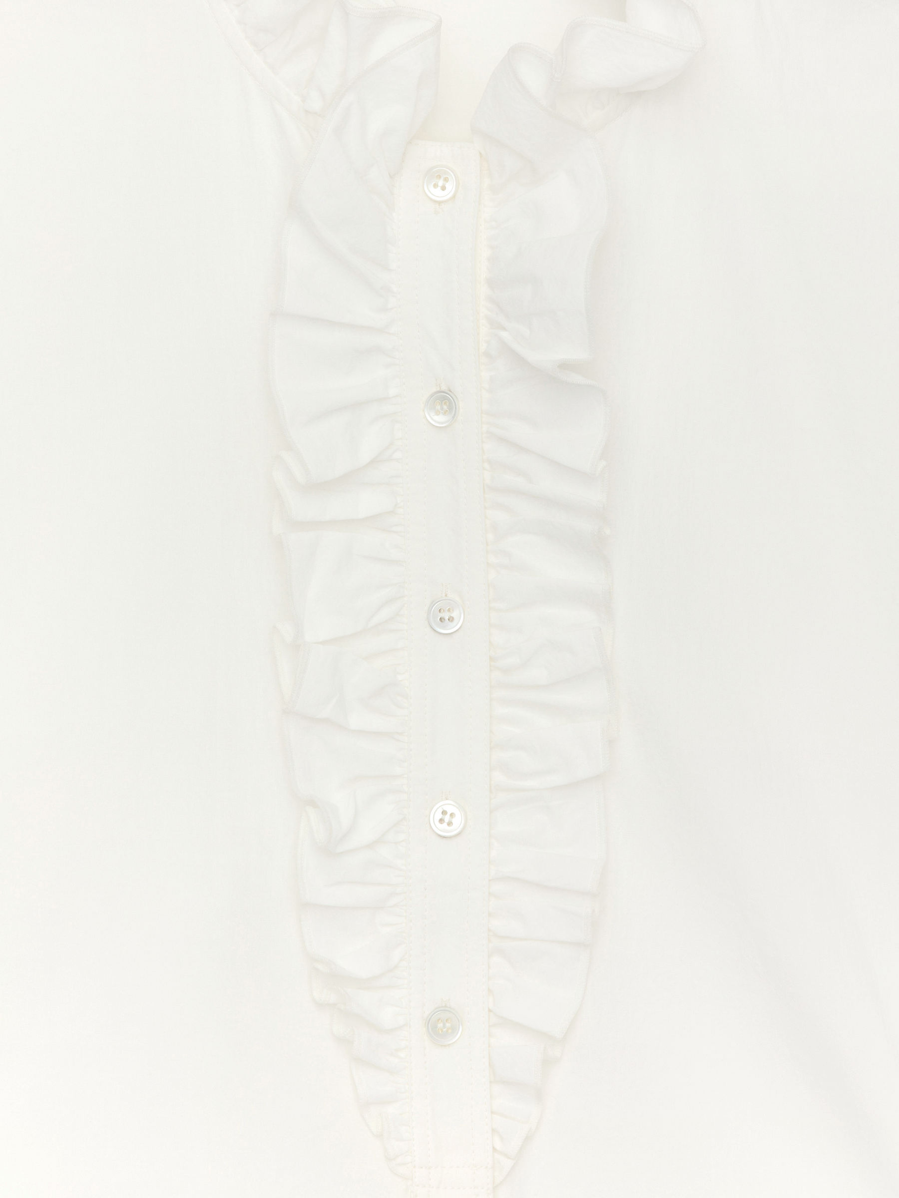 Frill Blouse - Off White - Regular fit - Women - StillMedia/DescriptiveDetail - 2