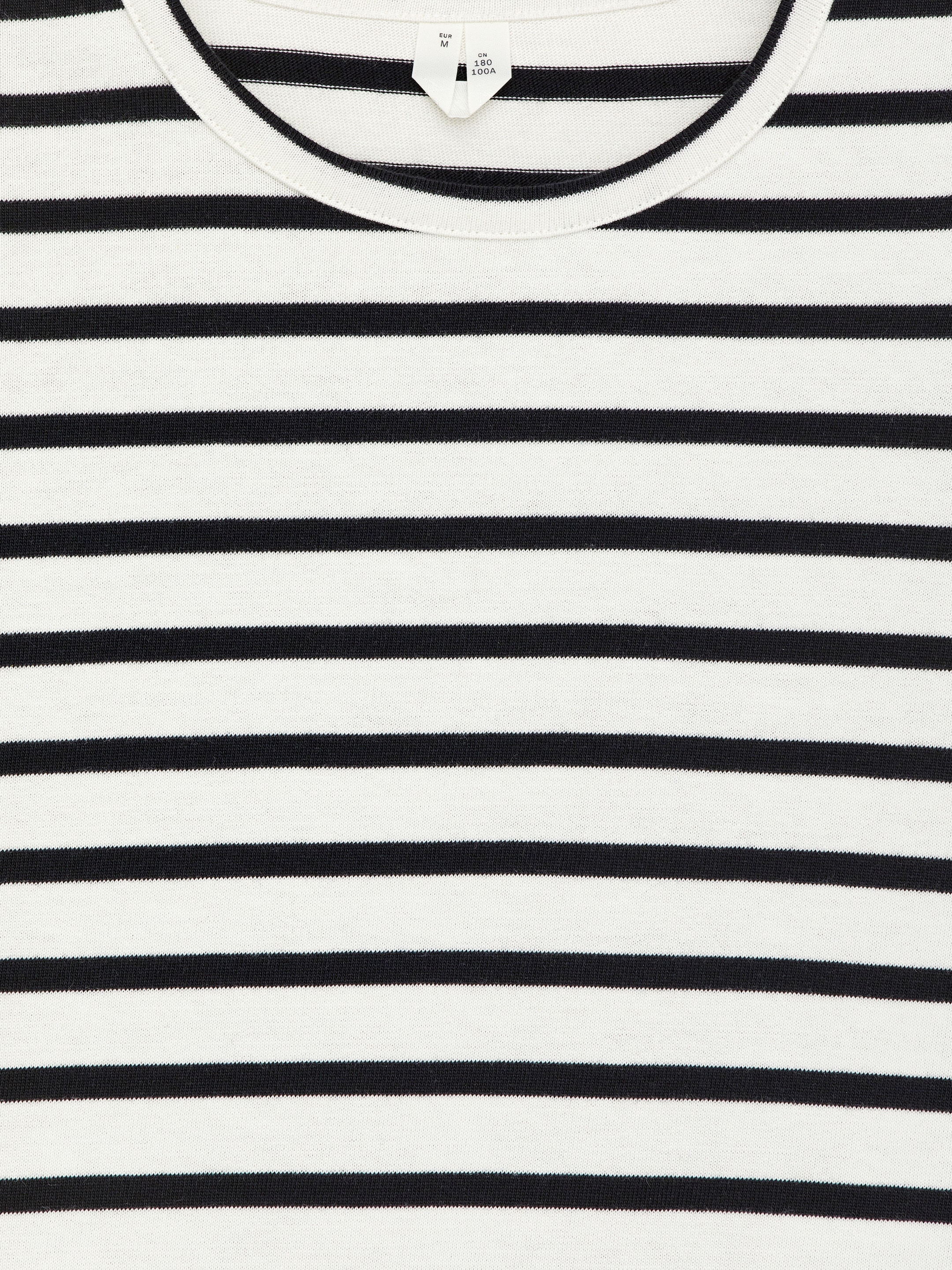Bawełniany T-shirt - Złamana biel/Niebieski - Fason normalny - Men - StillMedia/DescriptiveDetail - 1