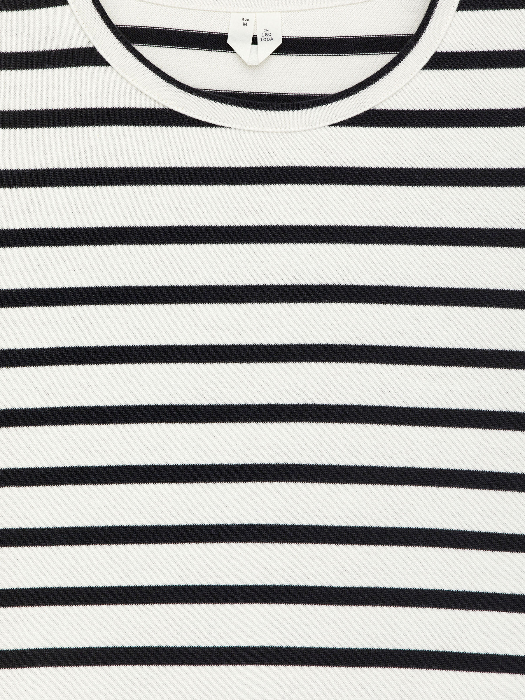 Cotton T-Shirt - Off White/Blue - Regular fit - Men - StillMedia/DescriptiveDetail - 1