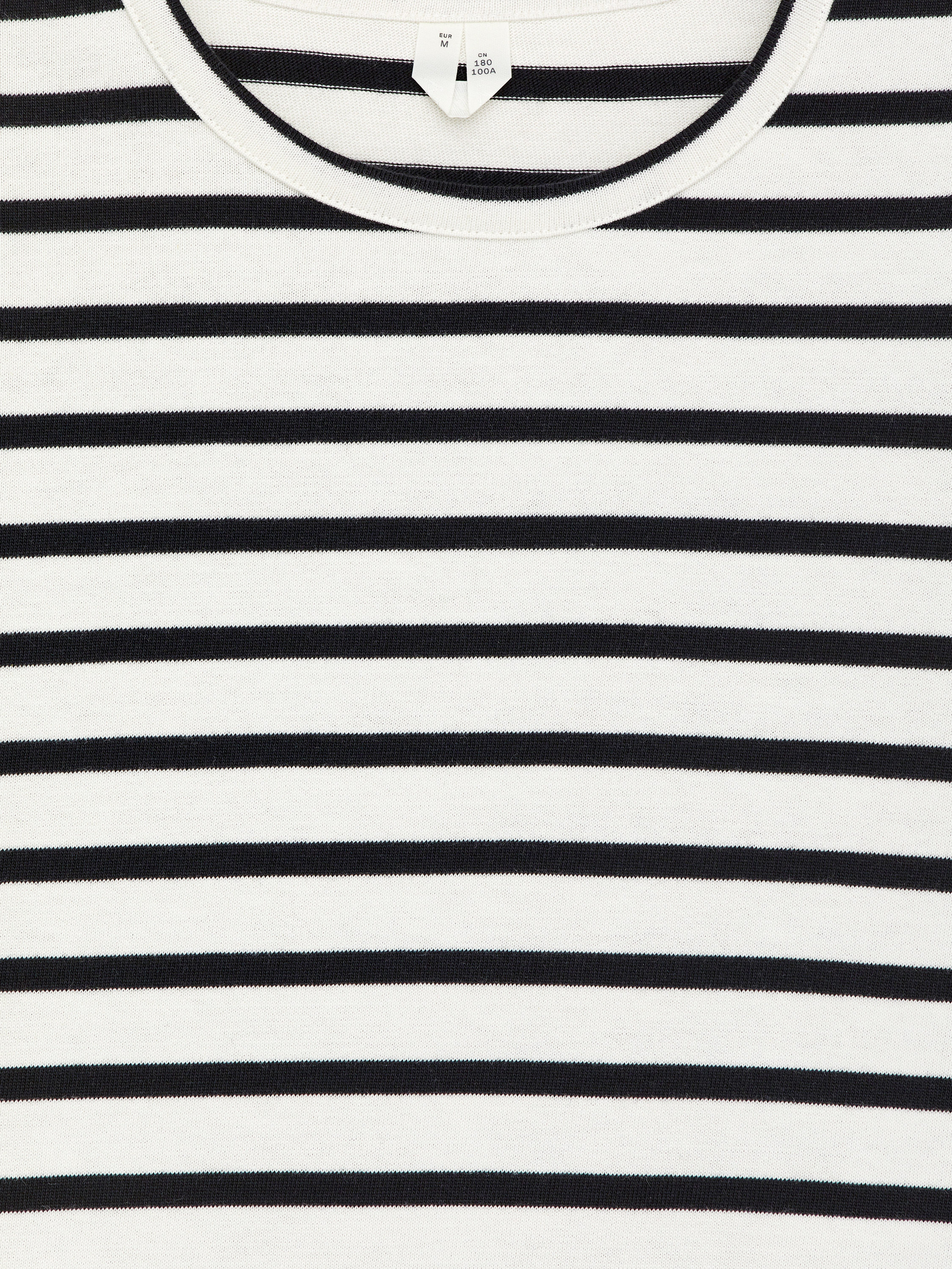 Cotton T-Shirt - Off White/Blue - Regular fit - Men - StillMedia/DescriptiveDetail - 1