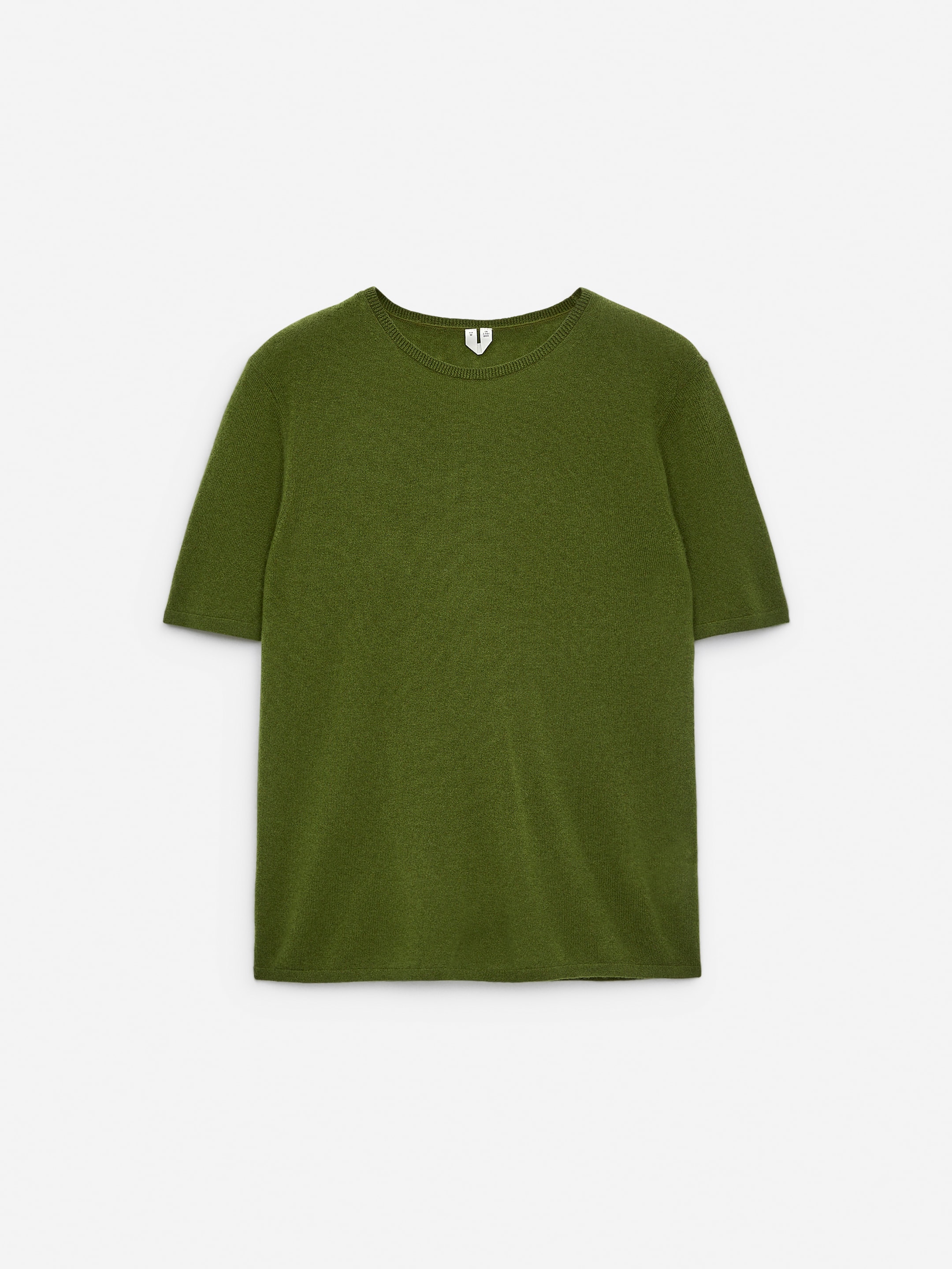 Maglia in puro cashmere-#485b22-16196