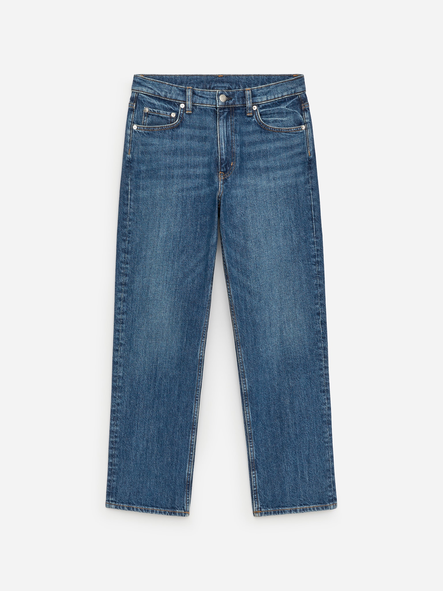 JADE Cropped Slim Jeans - Blau/Verwaschenes Schwarz/Weiß/Blau/Dunkelblau/Dunkelblau - 1