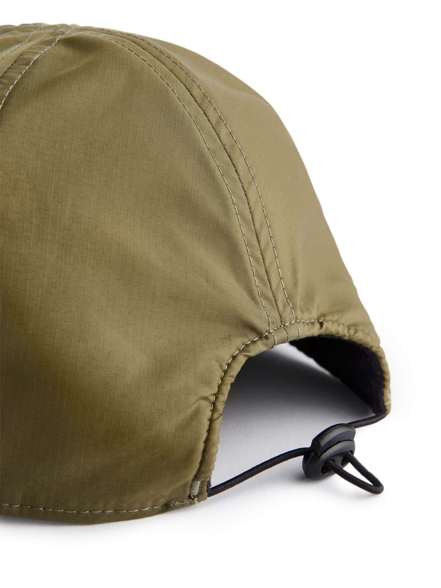 Vändbar keps i nylon - Khakigrön/Orange - 3