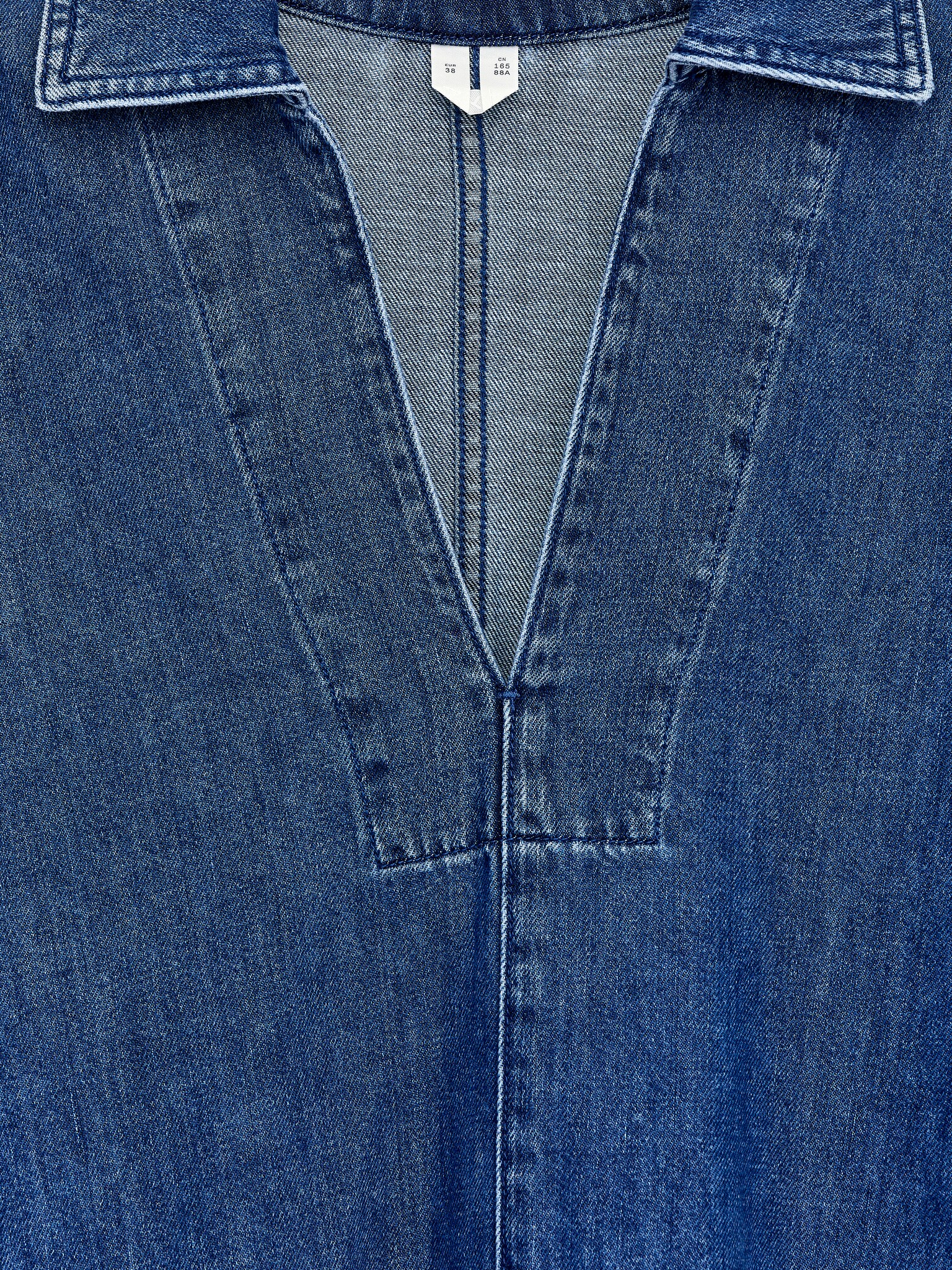 Denim Tunic - Blue/White - 5