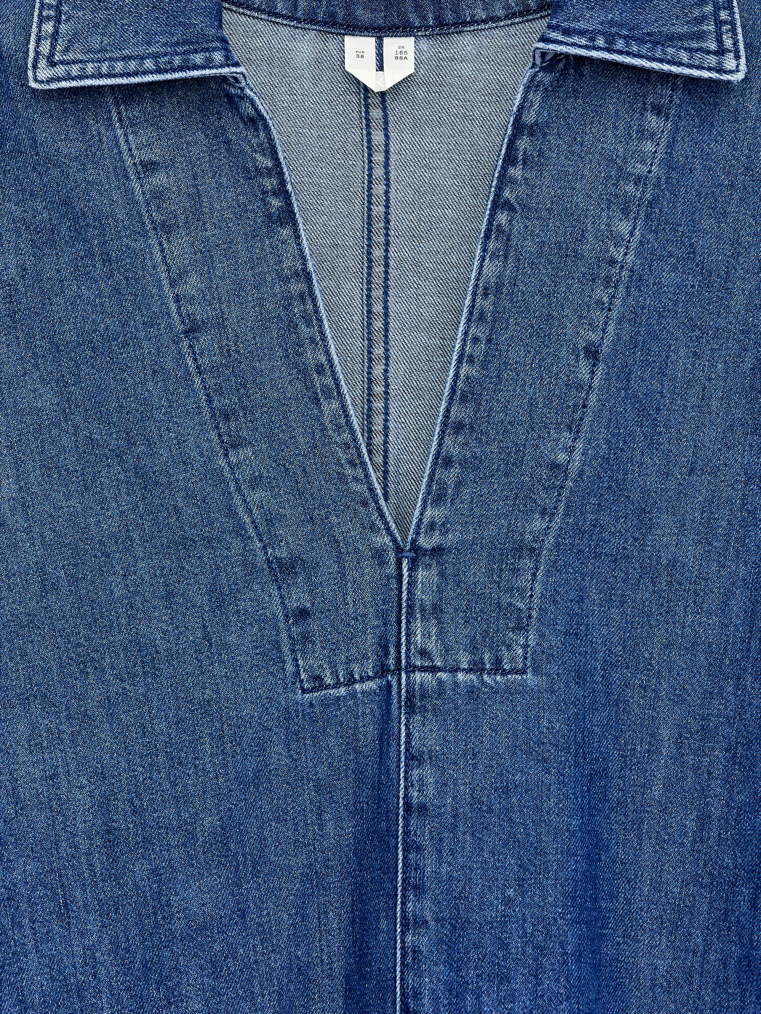 Denim Tunic - Blue/White - 5