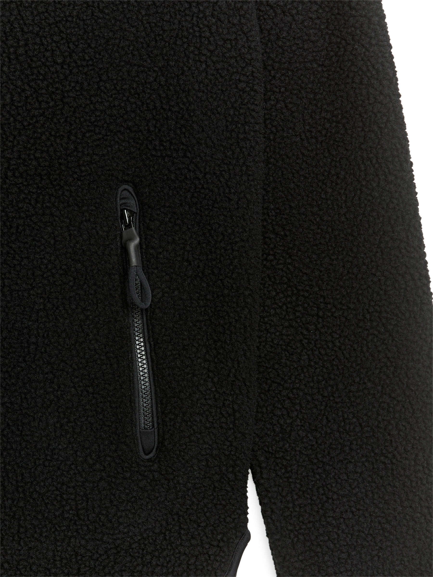 Fleece Zip Jacket - Black - Regular fit - Women - StillMedia/DescriptiveDetail - 18