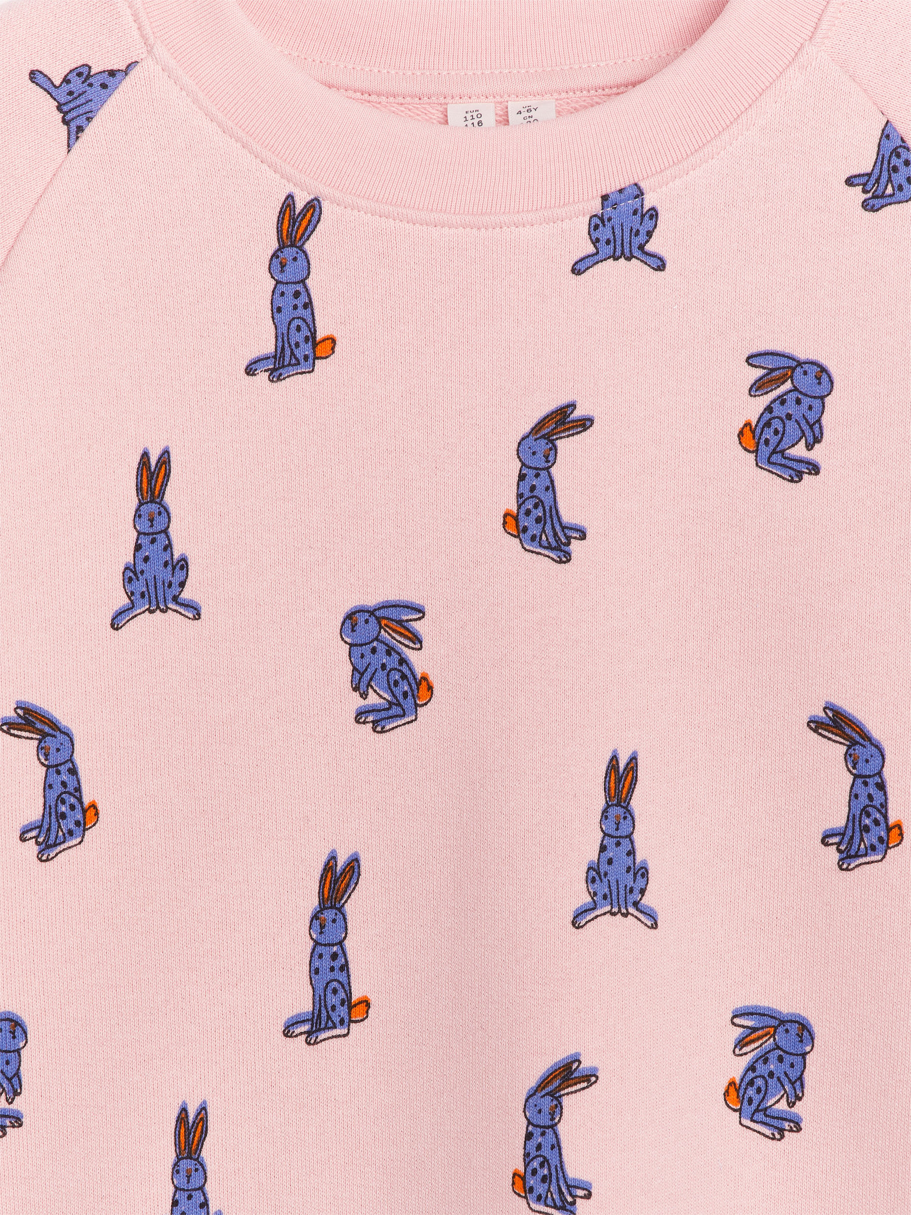 Legeres Sweatshirt - Rosa/Hasen - Oversize - Kinder - StillMedia/DescriptiveDetail - 3