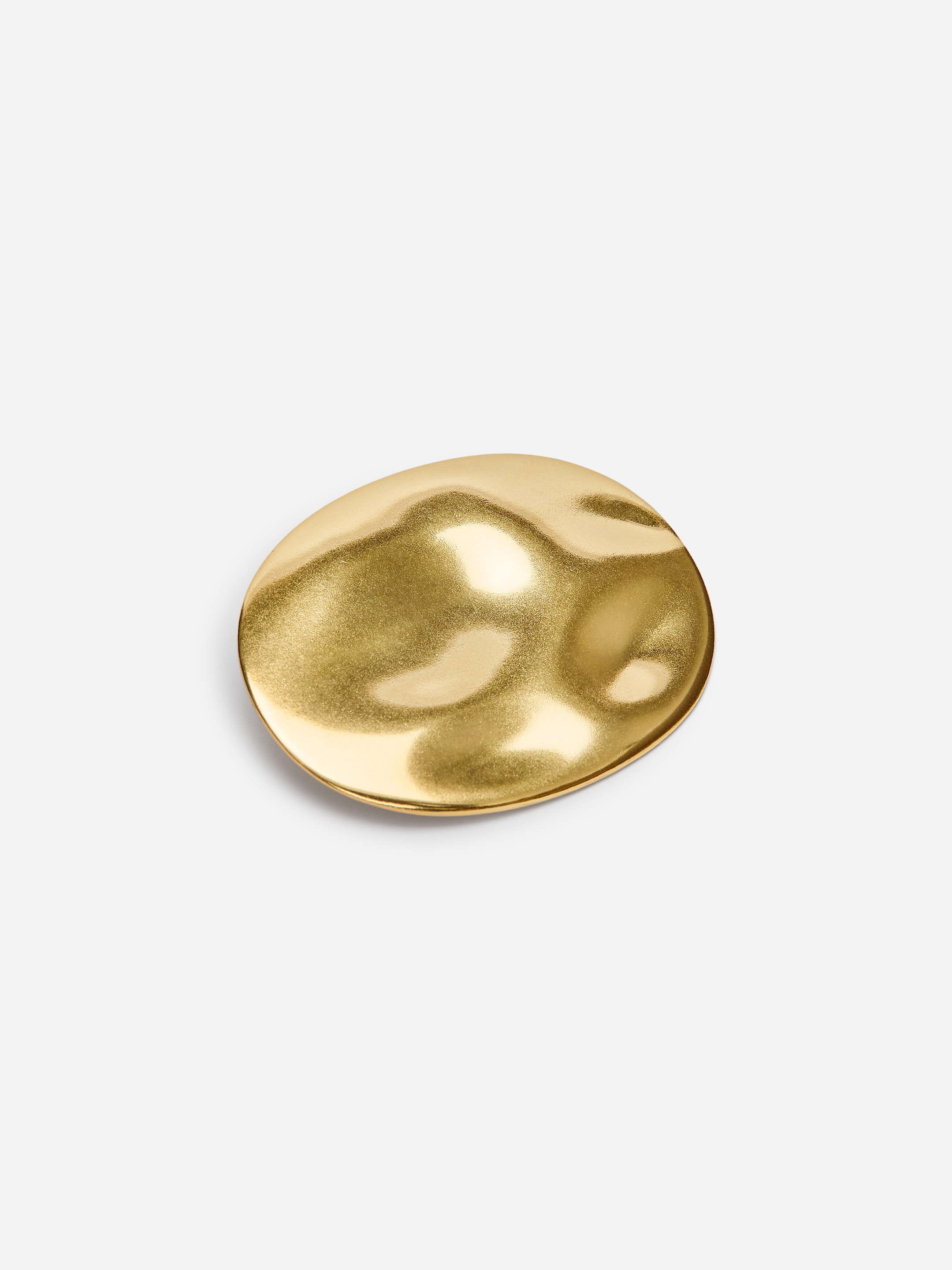Gold-Plated Brooch - Gold - Women - StillMedia/DescriptiveStillLife - 1
