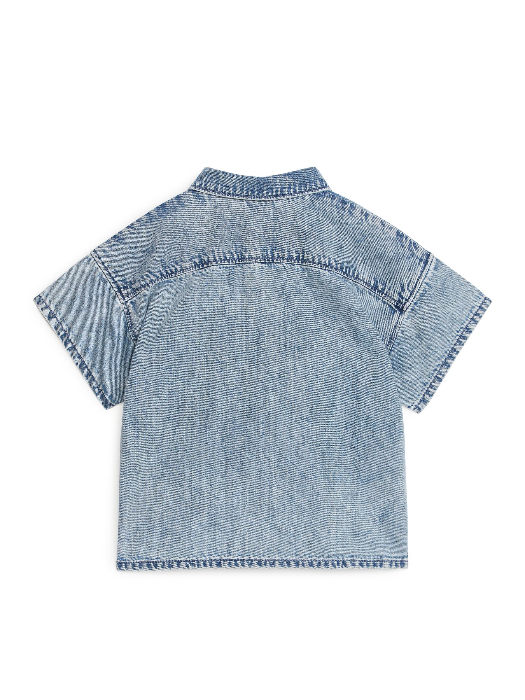 Kurzarmhemd aus Denim - Taubenblau - Regular Fit - Kinder - StillMedia/DescriptiveStillLife - 2