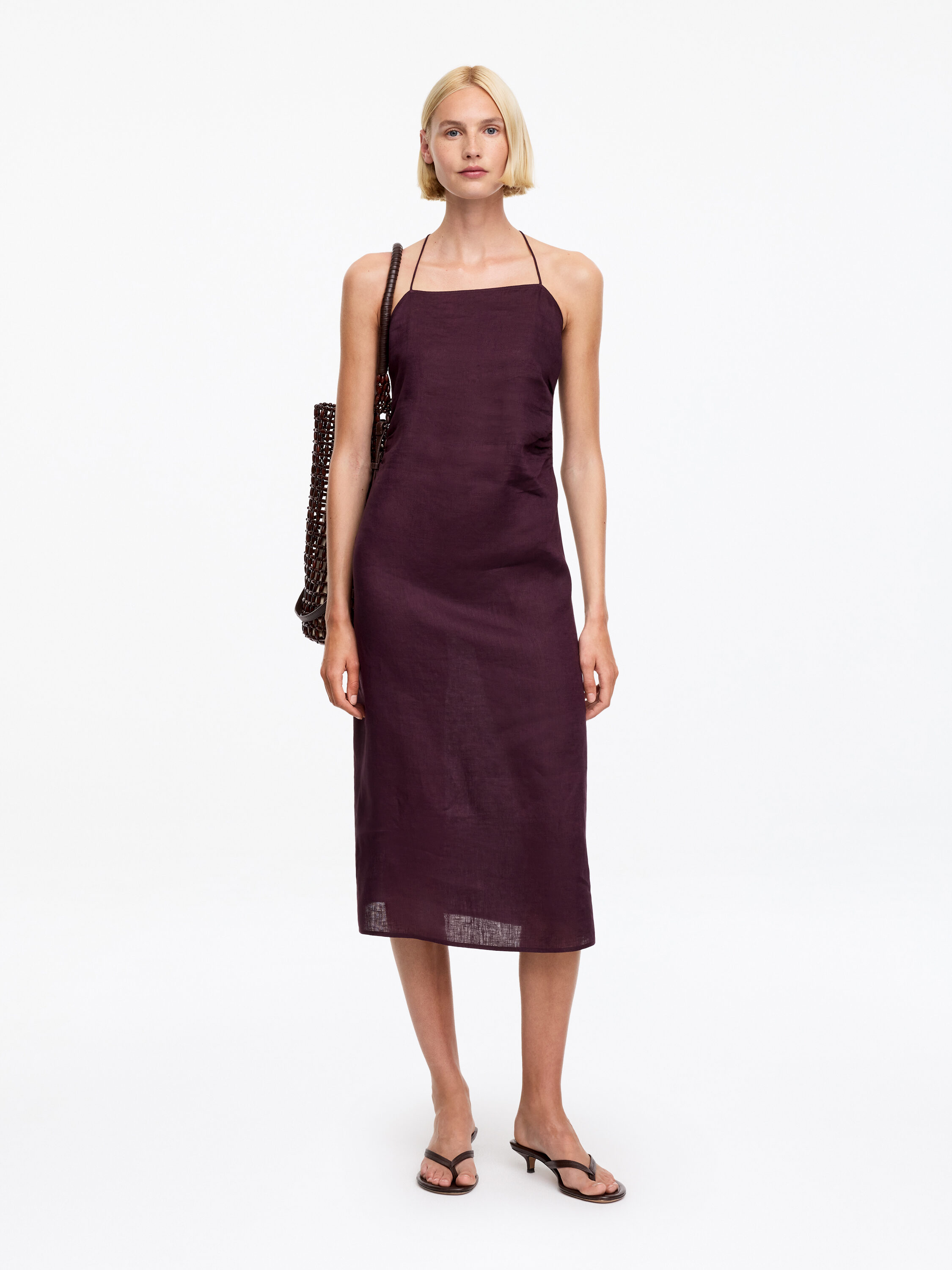 Linen Midi Dress