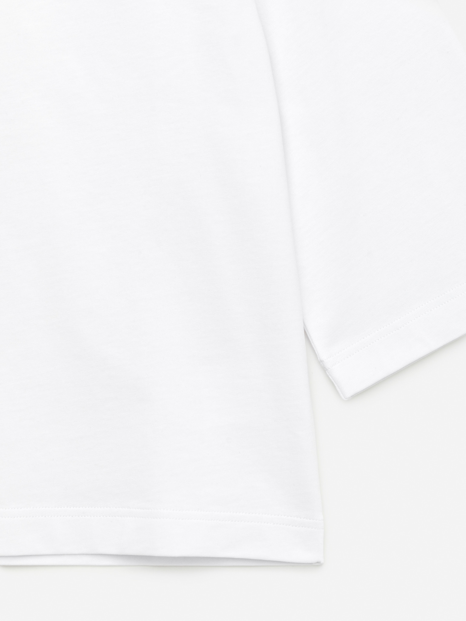 EIRA schweres T-Shirt - Weiß/Dunkelblau/Weiß - 5