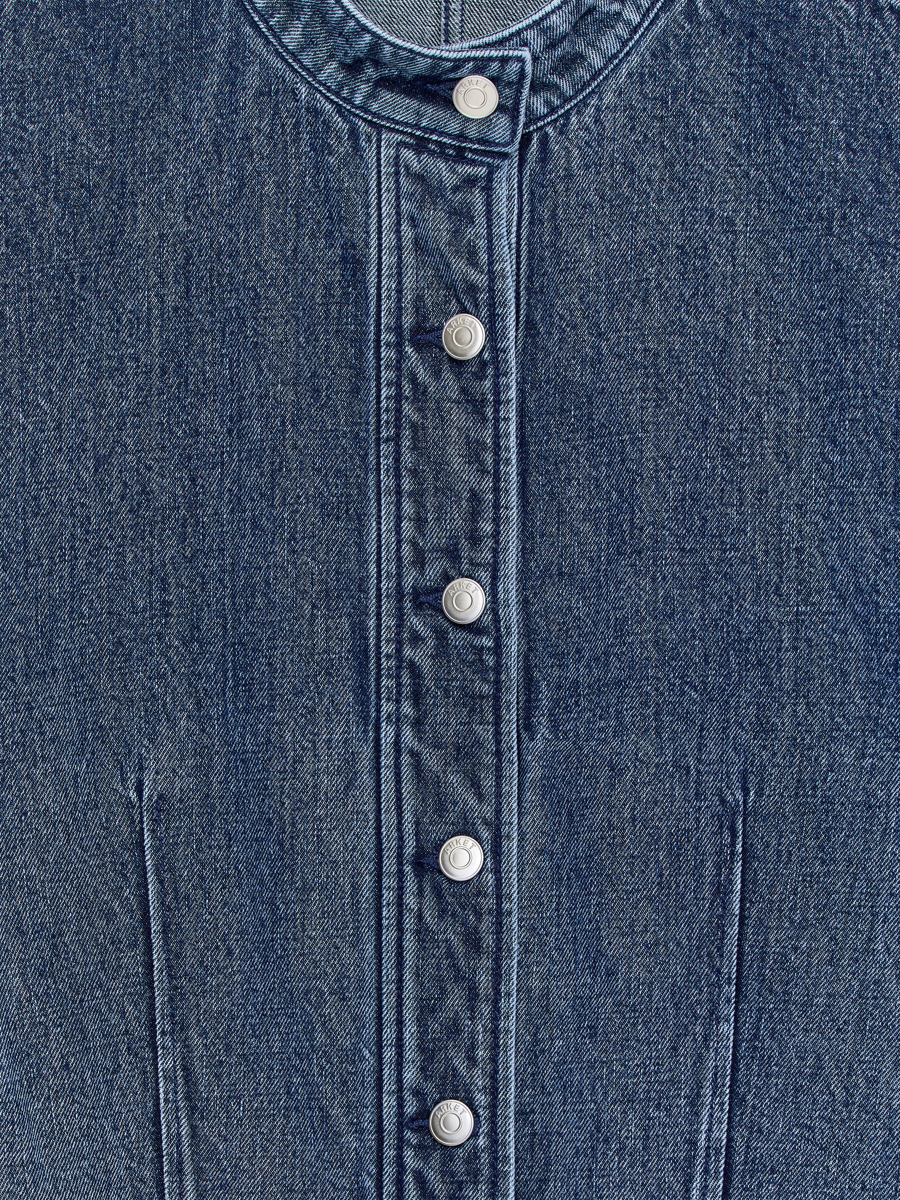 Denim Overshirt - Blue - Regular fit - Women - StillMedia/DescriptiveStillLife - 1