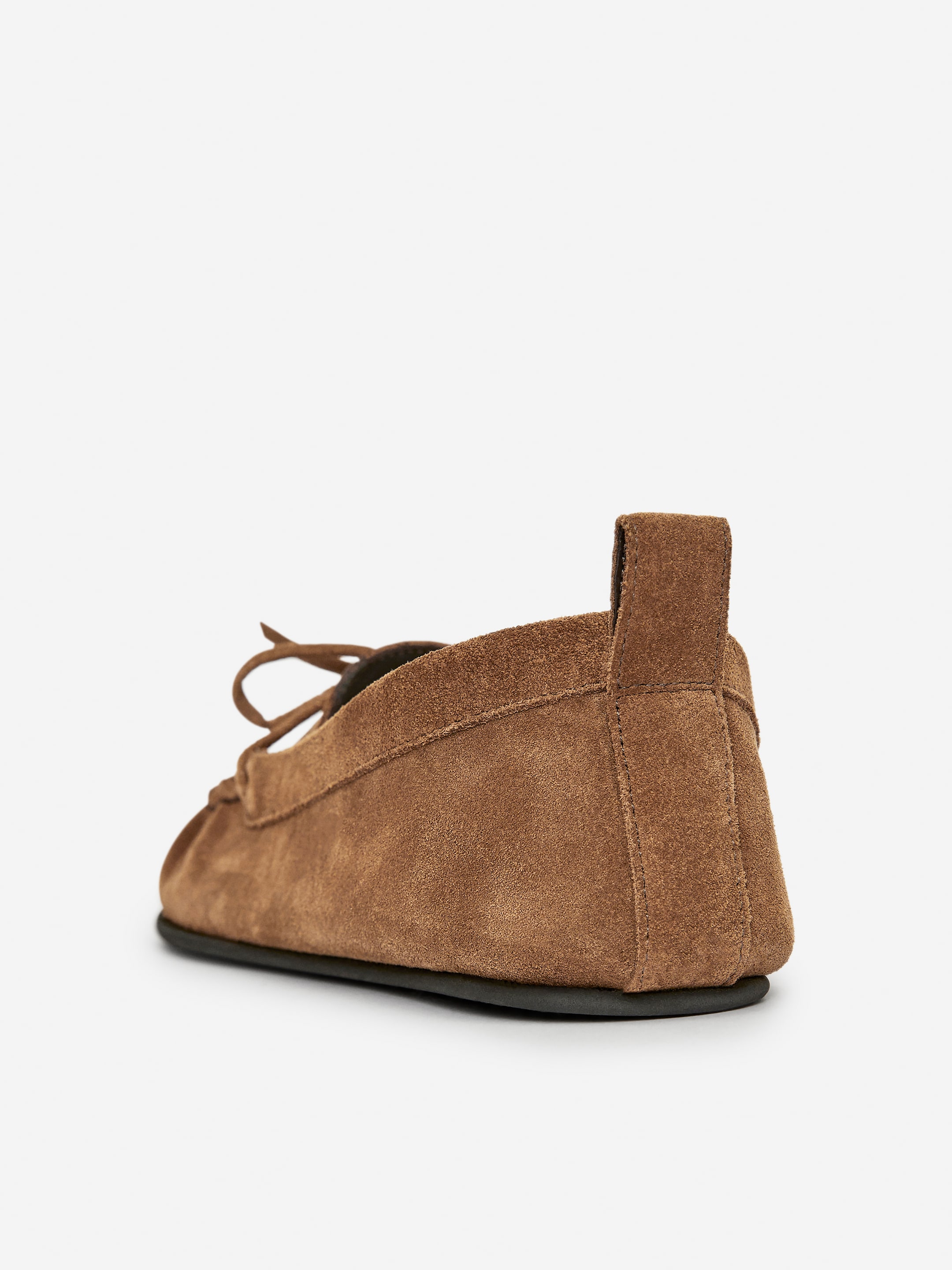 Suede Moccasin Loafers - Brown - Women - StillMedia/DescriptiveStillLife - 8