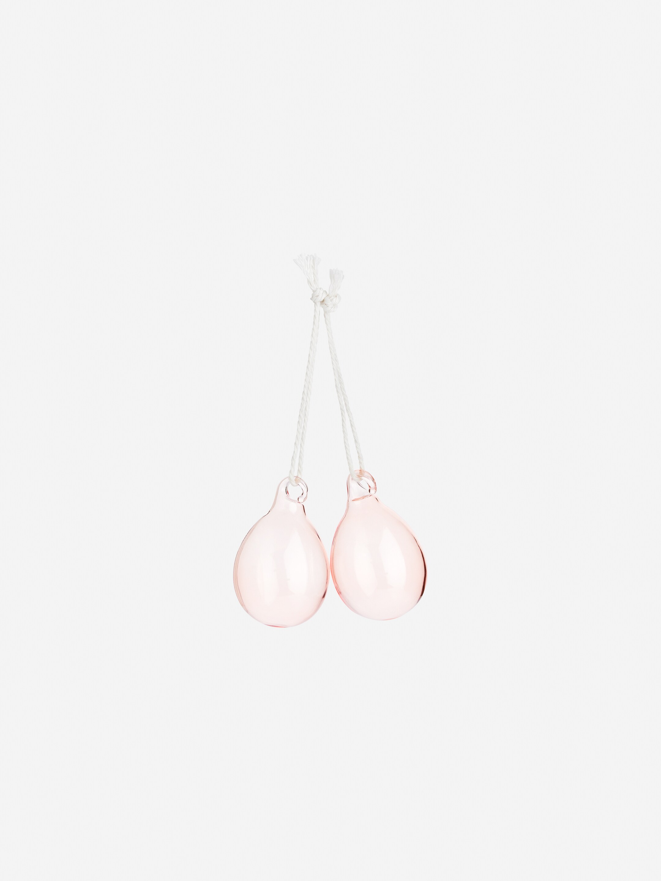 Zobacz większy obraz: Glass Eggs Set of 2 - Różowy - HOME | H&M PL 1