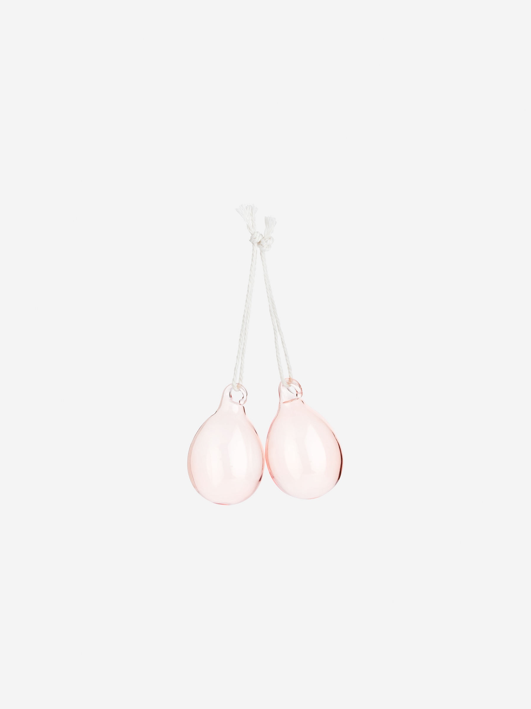 Glass Eggs Set of 2 - Pink - Homeware - StillMedia/DescriptiveStillLife - 1