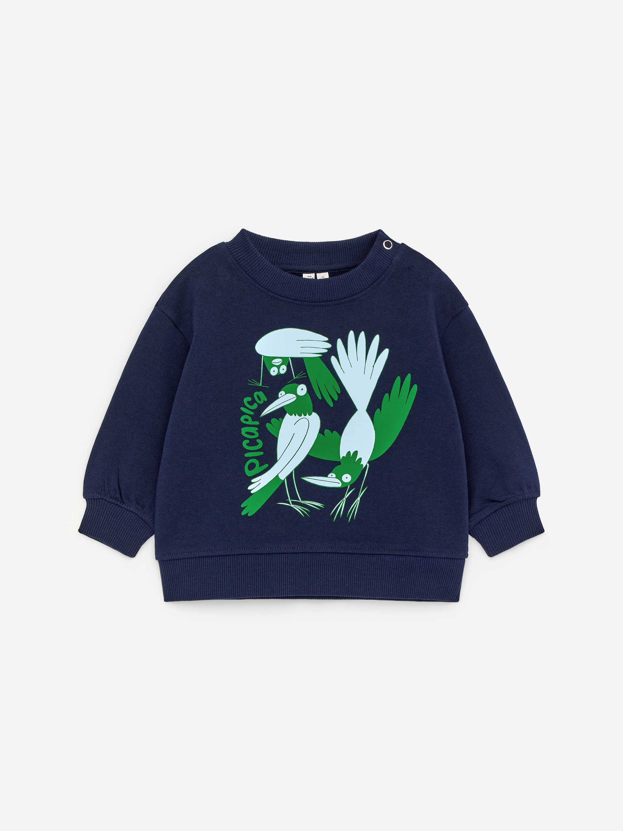 Sweatshirt i bomull-#23263B-17863