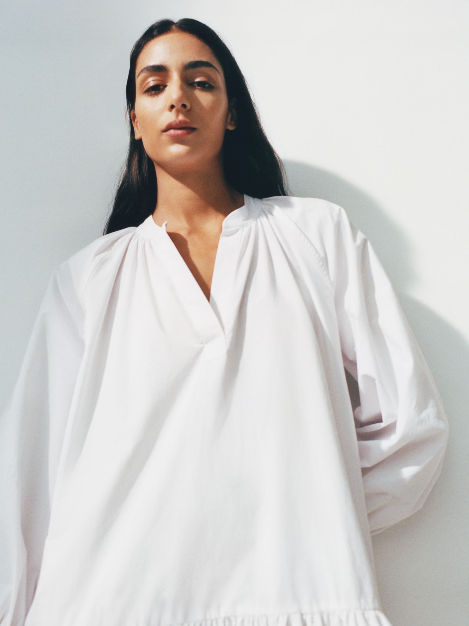 Vestido bordado - Blanco - Corte estándar - Women - StillMedia/Environmental - 1