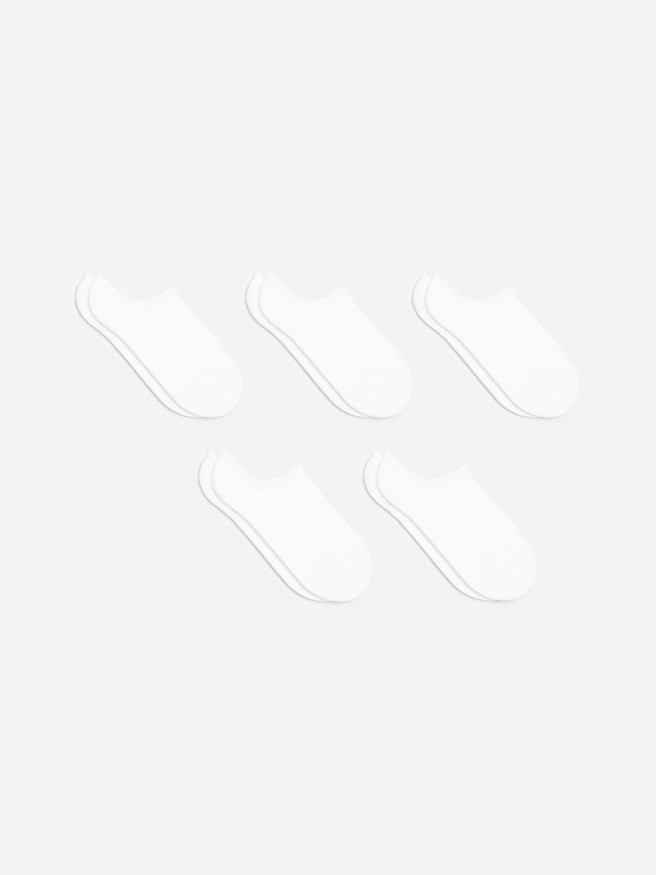 Sneaker Socks, 5 Pairs - White - Men - StillMedia/DescriptiveStillLife - 5