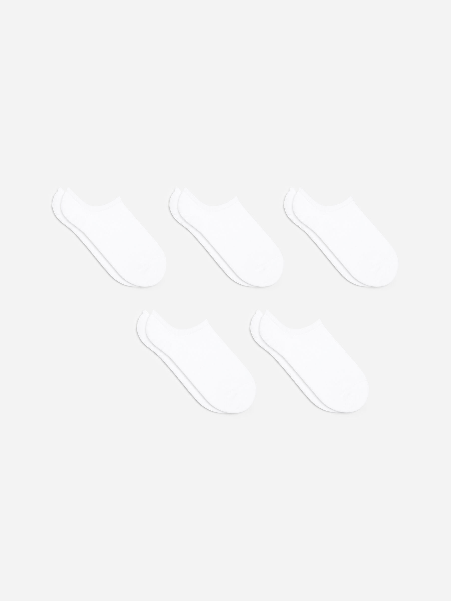 Sneakersstrumpor, 5-pack - Vit - Men - StillMedia/DescriptiveStillLife - 5