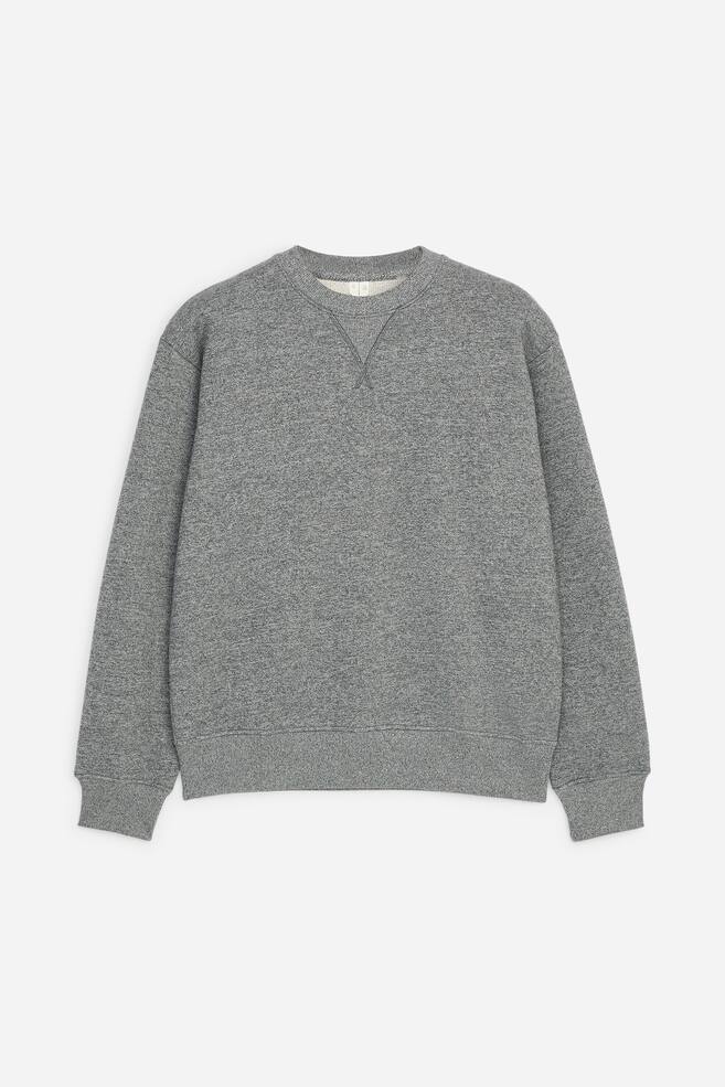Sweatshirt aus Baumwolle - Grau - 1