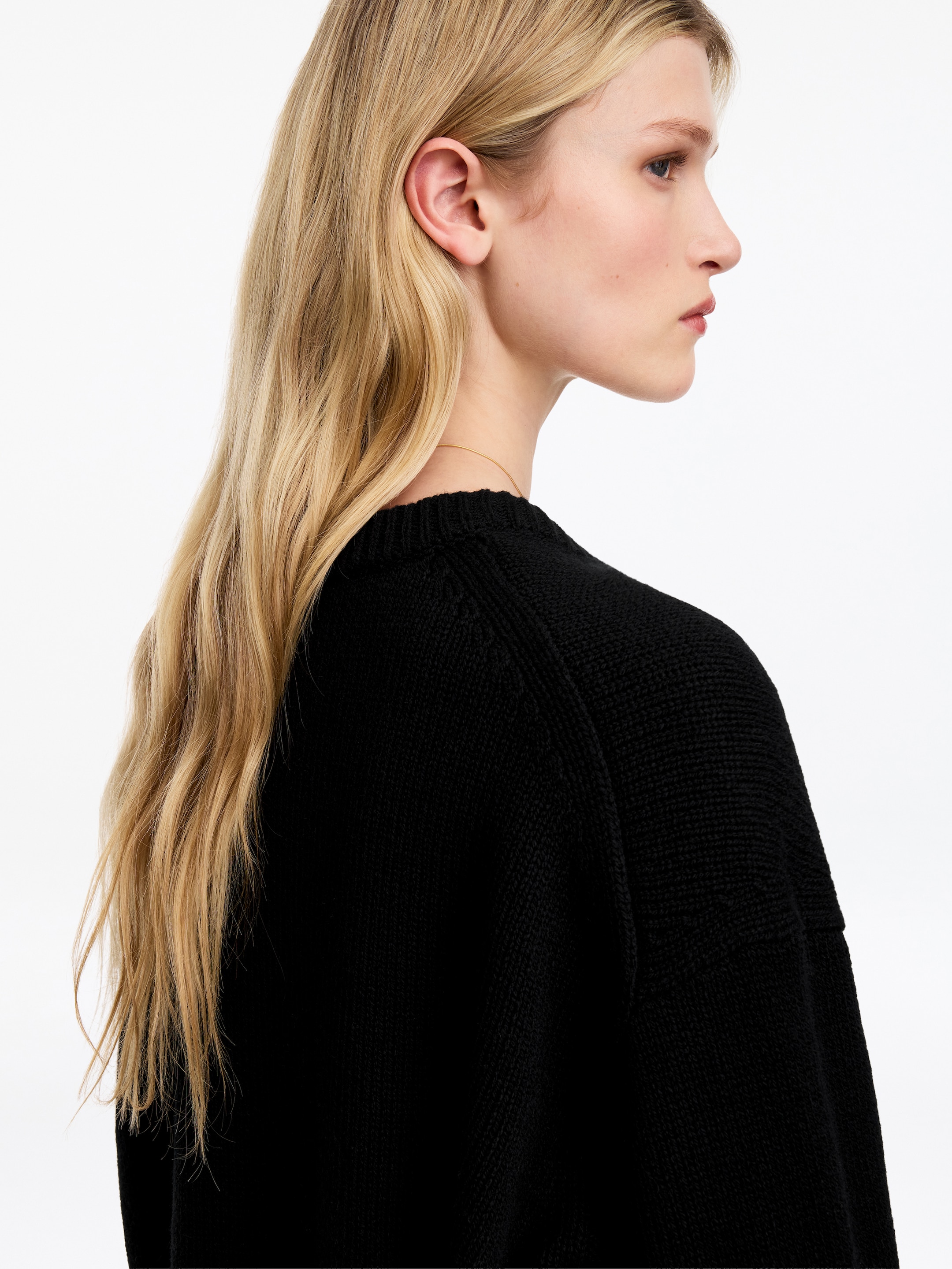 Jersey de lana relaxed fit - Negro - Corte holgado - women - StillMedia/Lookbook - 4