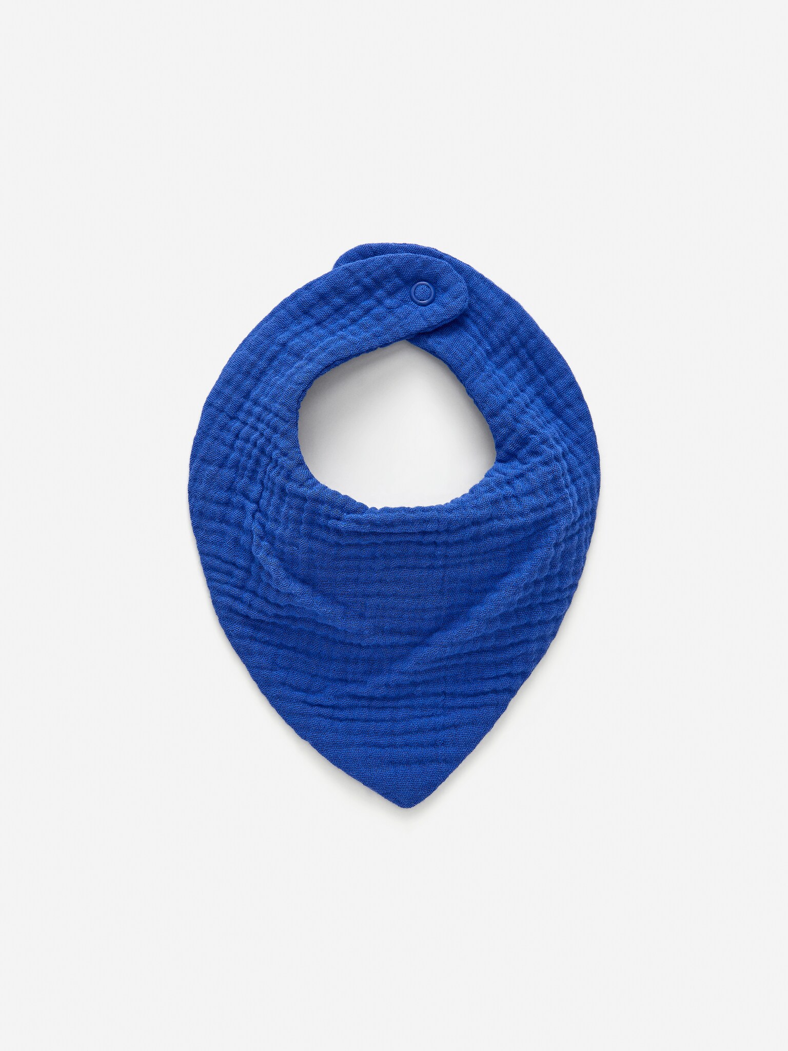 Bavoir imprimé, lot de 2 - Avoine/Bleu vif - 2