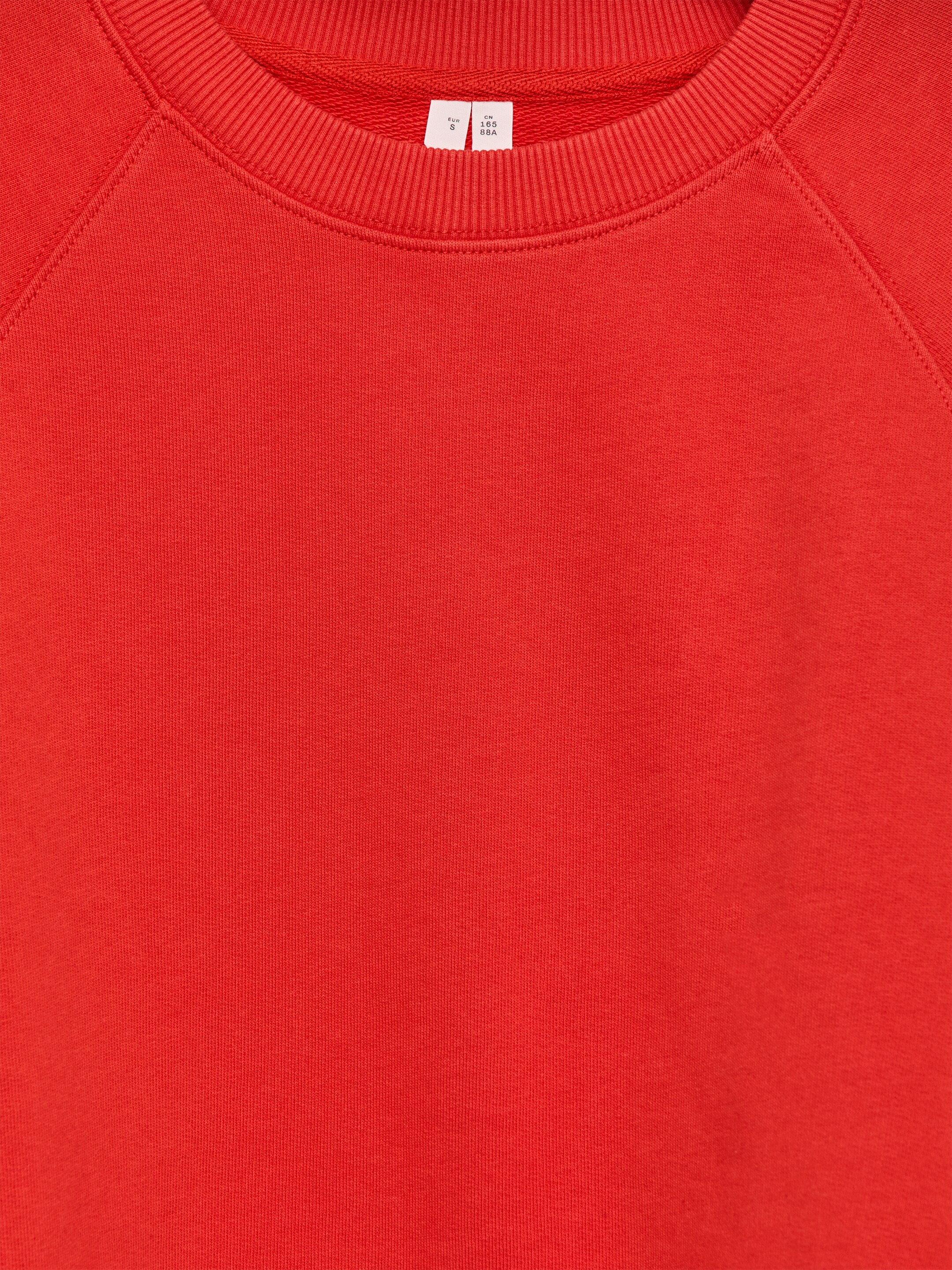 French Terry Sweatshirt - Röd - Regular fit - Women - StillMedia/DescriptiveDetail - 2