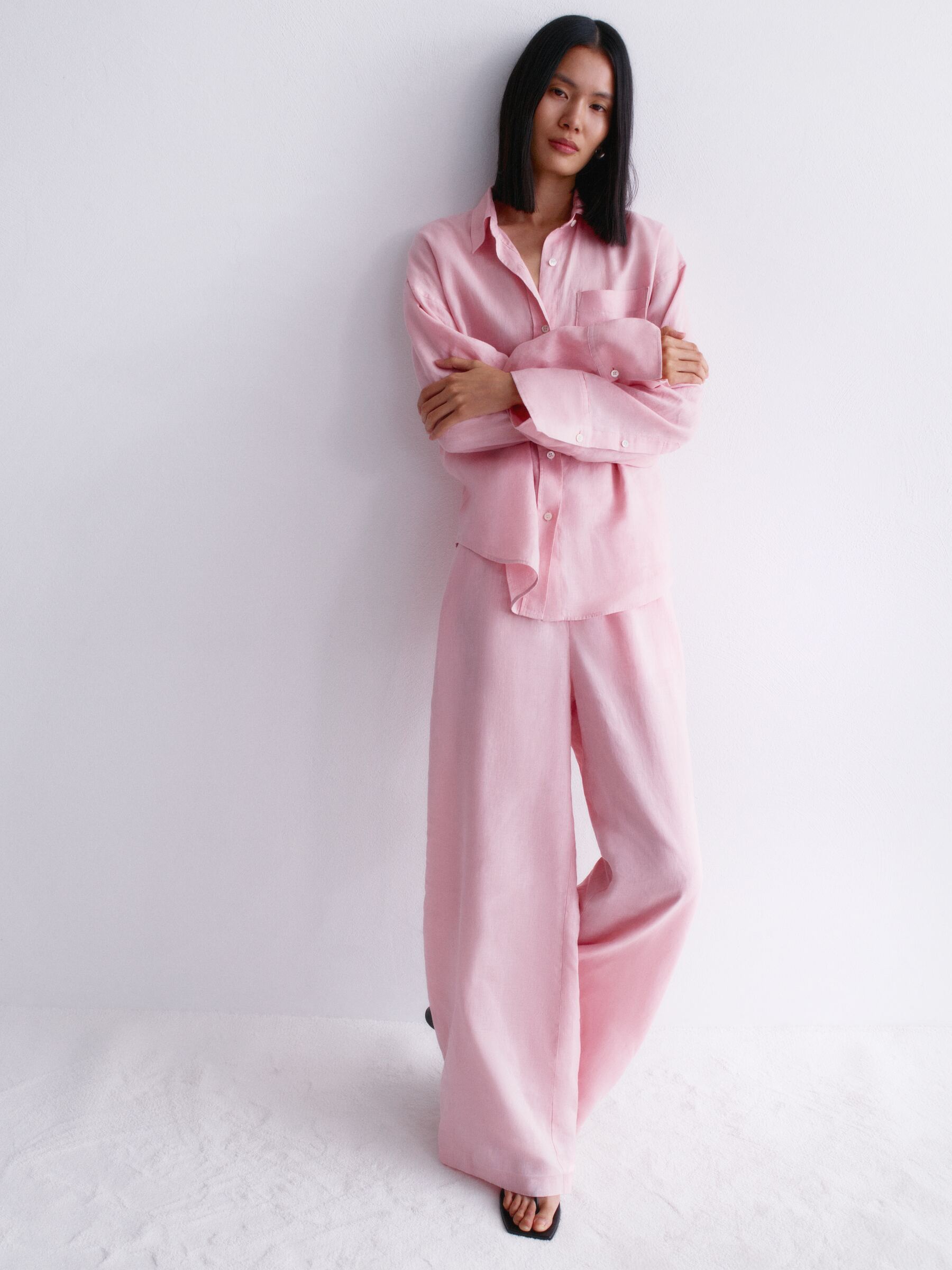 Skórzane sandały na koturnie - Czarny - Women - StillMedia/Environmental - 1