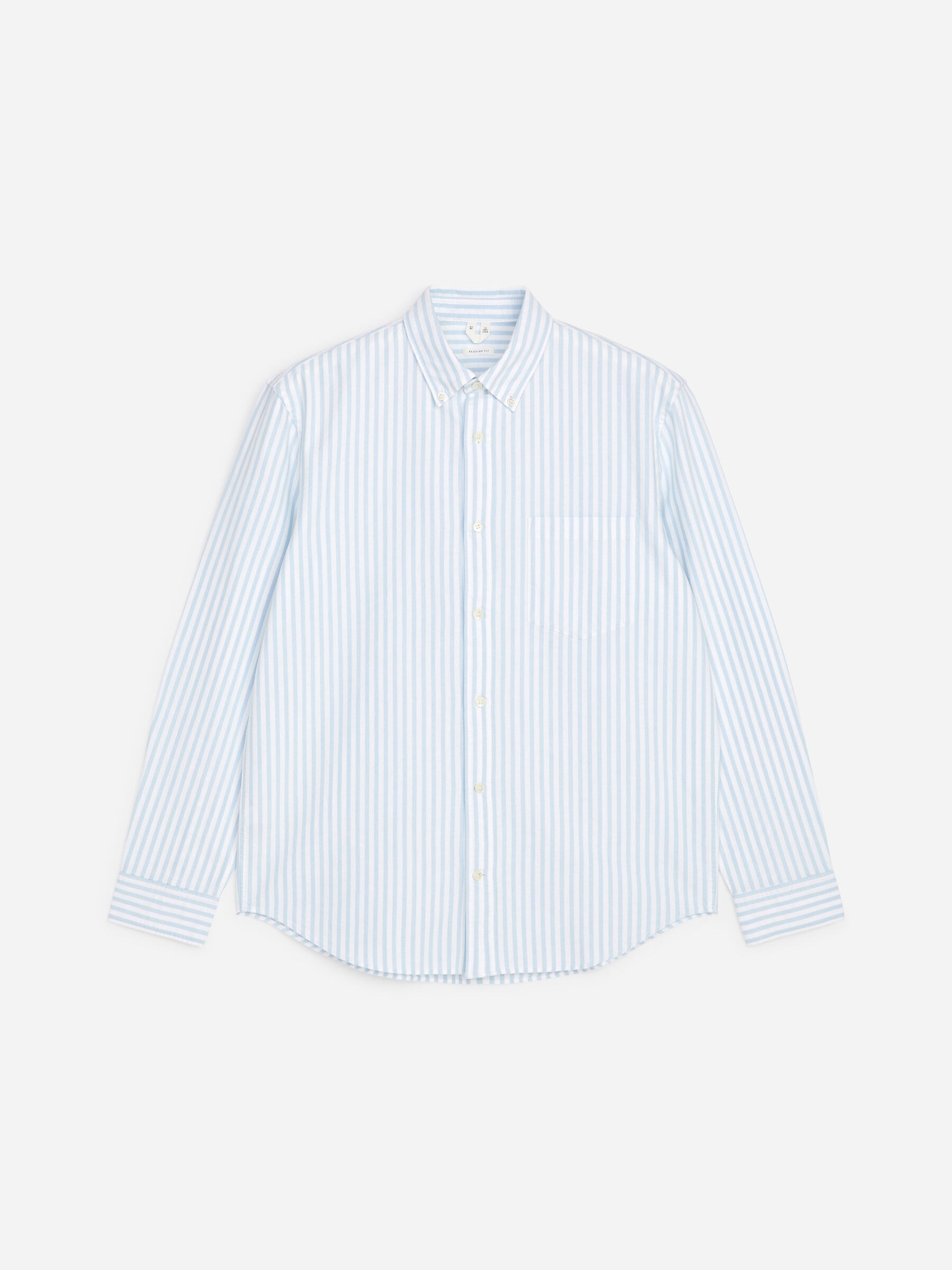 Regular Oxford Shirt - Light Blue/White - Regular fit - Men - StillMedia/DescriptiveStillLife - 1
