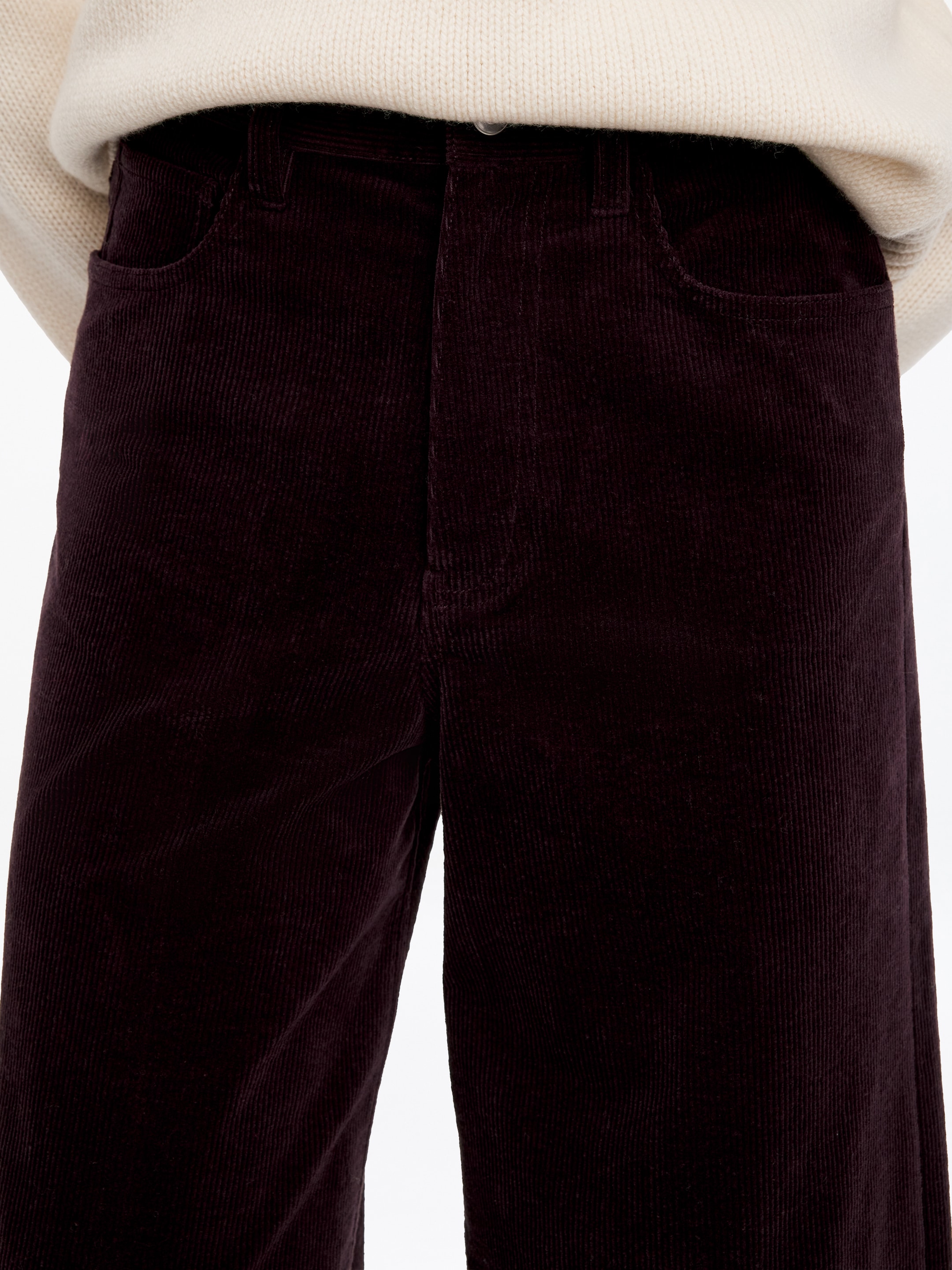 Cordhose - Burgunderrot - Regular Fit - women - StillMedia/Lookbook - 4