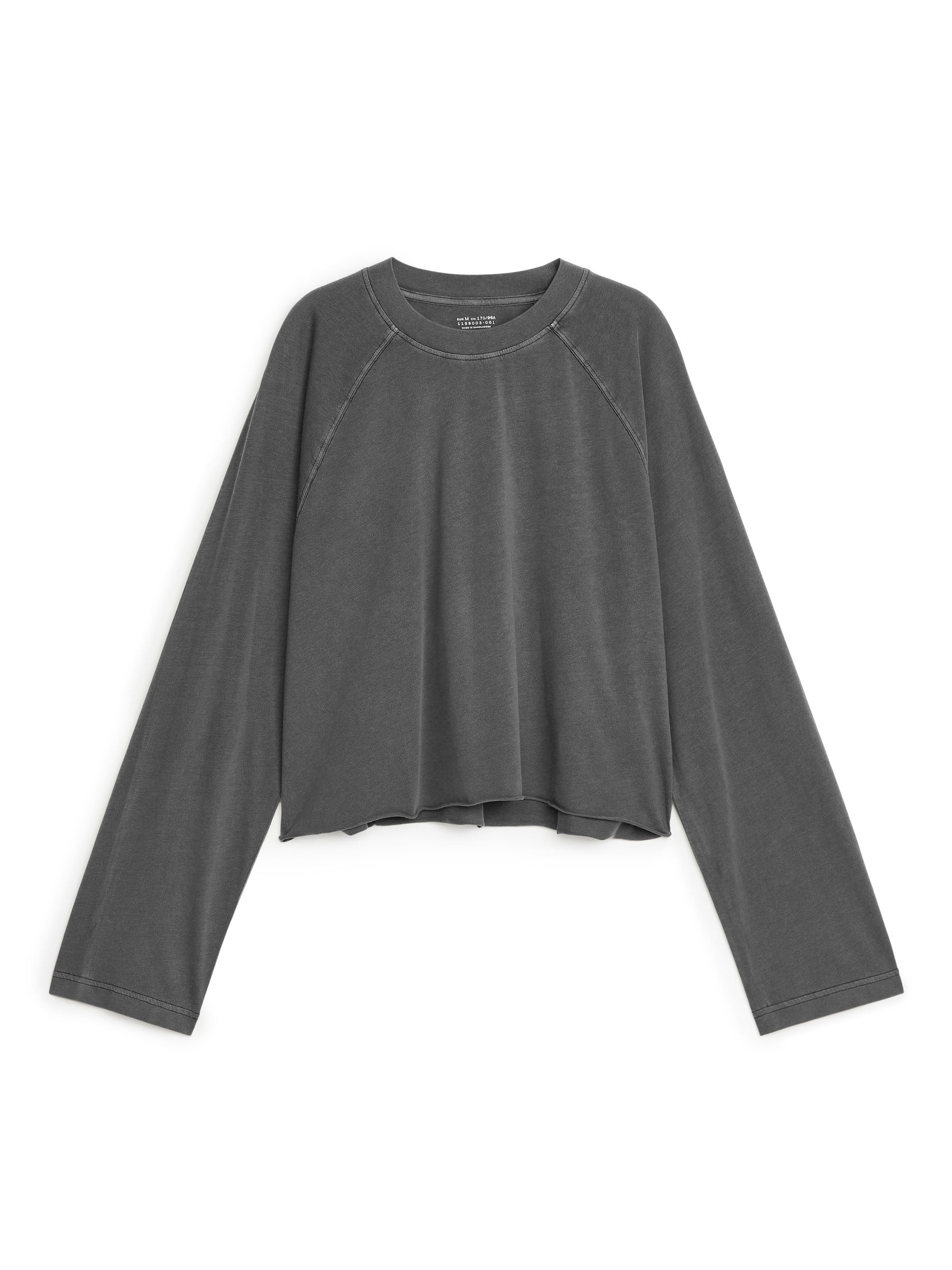 Langarmoberteil aus Baumwolle - Schwarz - Relaxed Fit - Damen - StillMedia/DescriptiveStillLife - 1