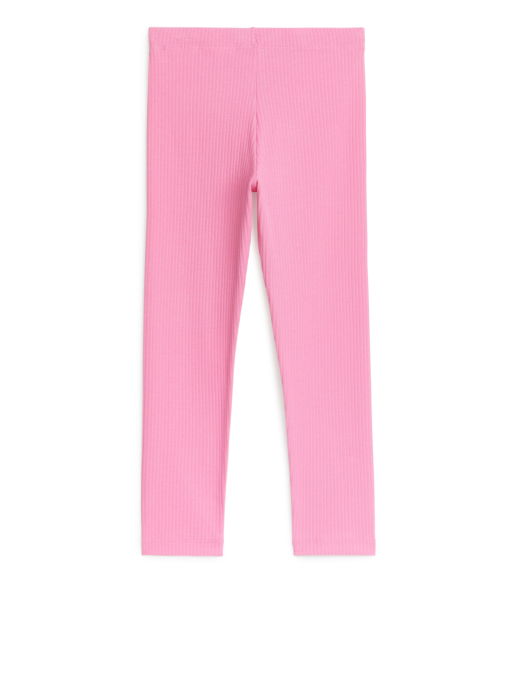 Ribbade trikåleggings - Rosa - Regular fit - Children - StillMedia/DescriptiveStillLife - 2