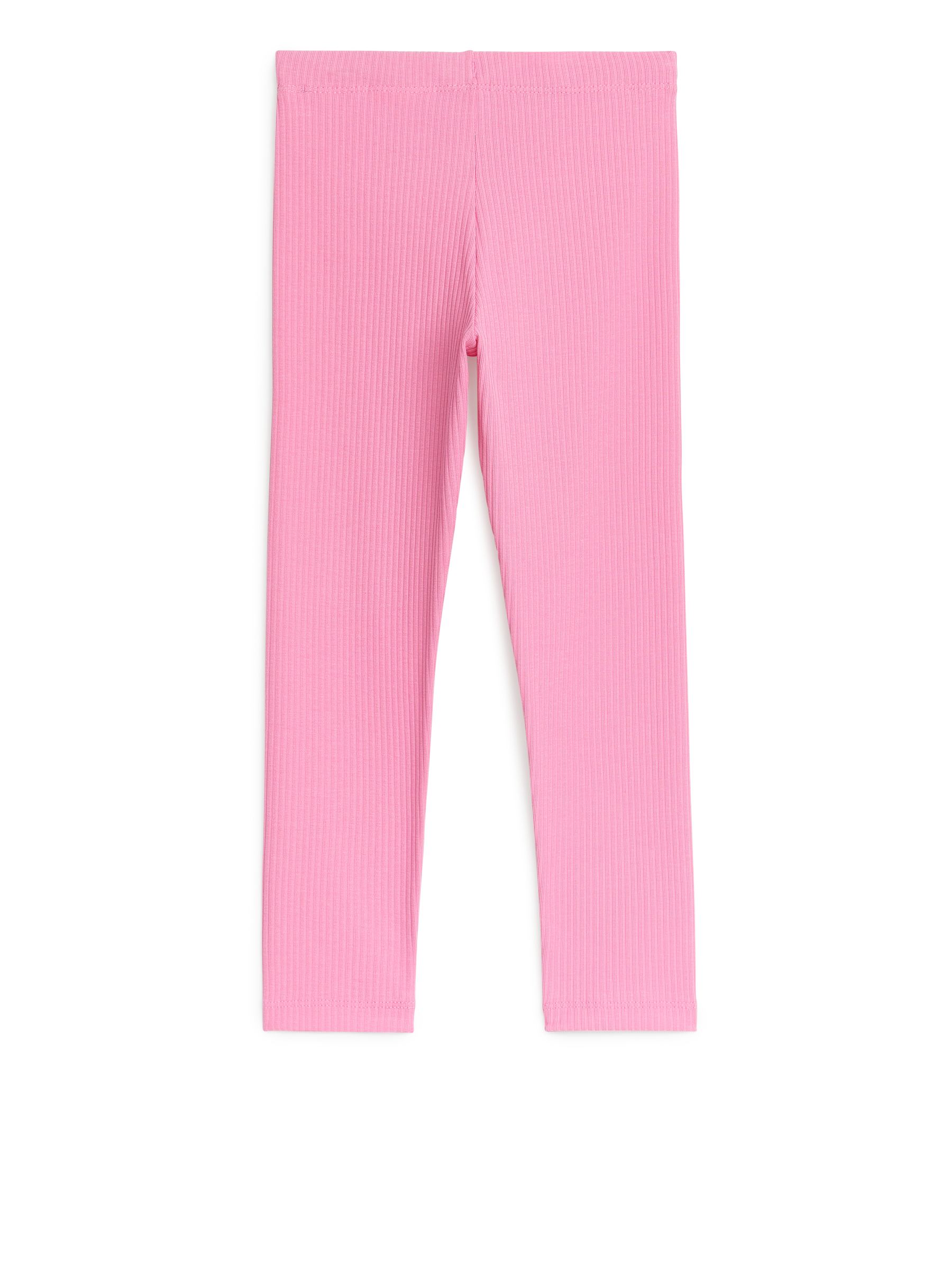 Gerippte Jersey-Leggings - Rosa - Regular Fit - Kinder - StillMedia/DescriptiveStillLife - 2