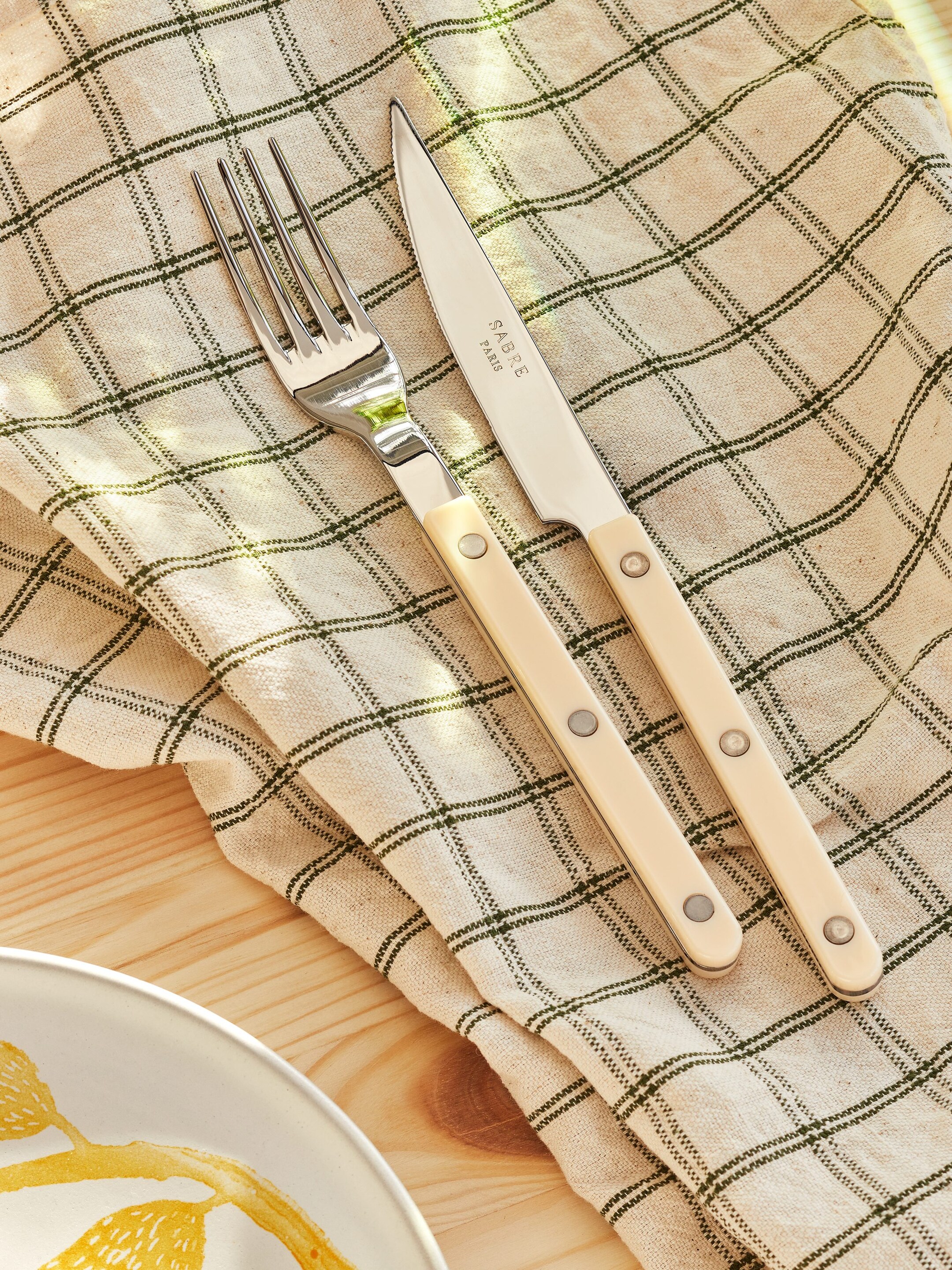 Agrandir l'image: Ensemble de couverts Bistrot de Sabre Paris - Blanc cassé - Home All | H&M FR 2