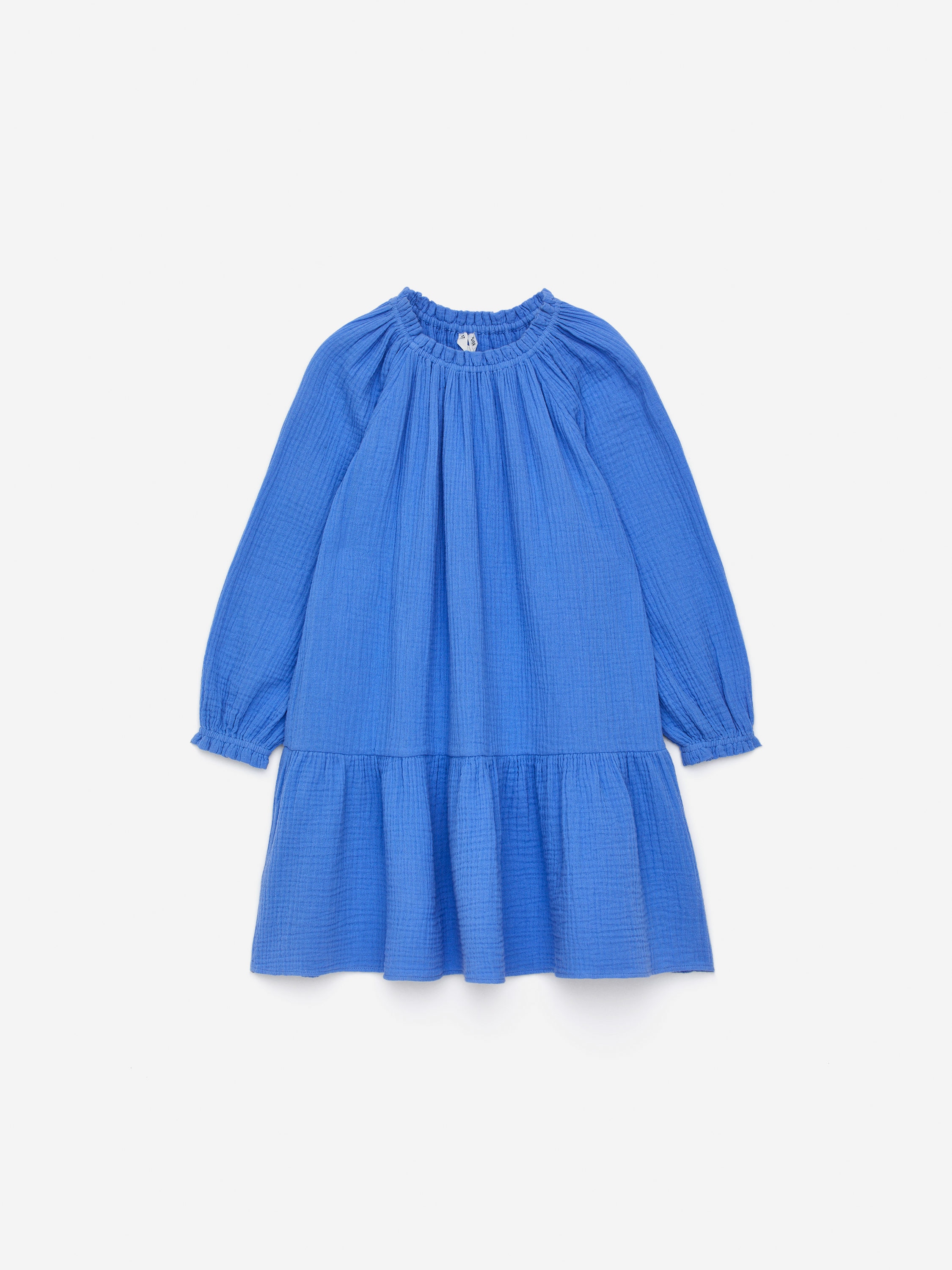 Muslin Dress-#657CBE-16128