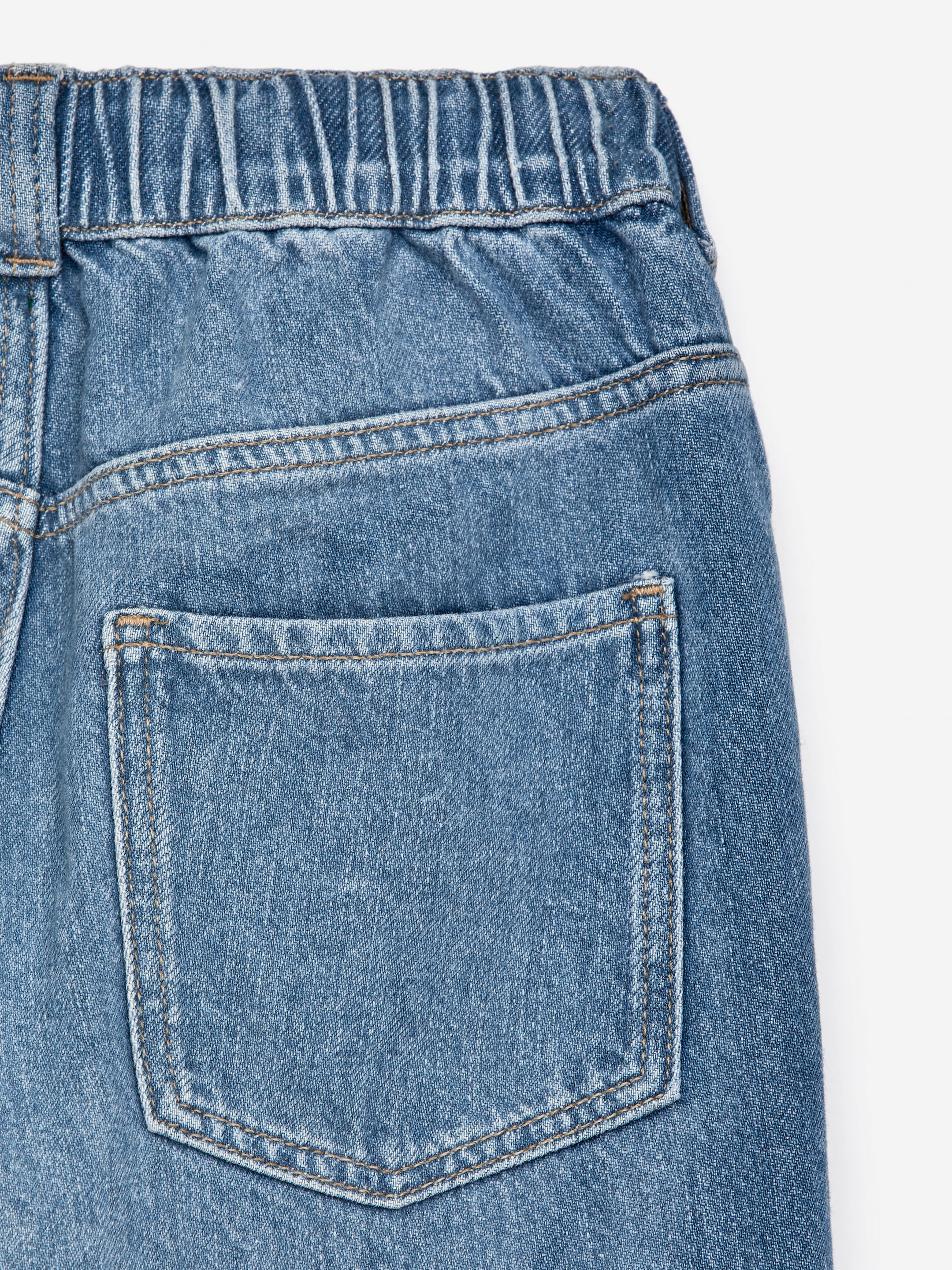 Pull-On Denim Trousers - Light Blue - Loose fit - Children - StillMedia/DescriptiveDetail - 1