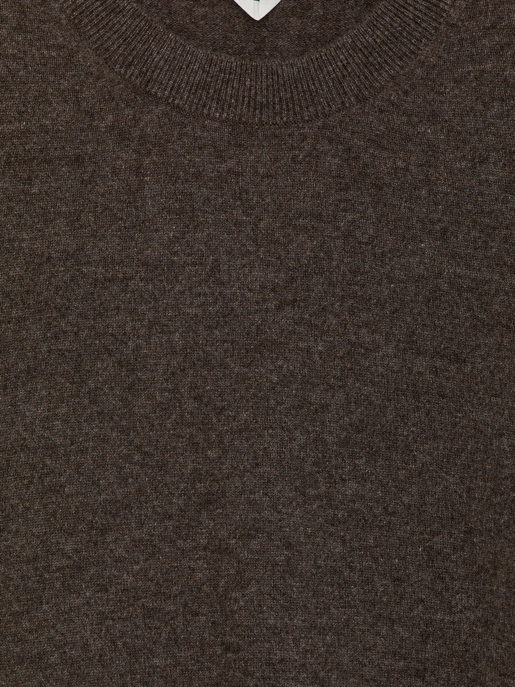 View larger image: Pure Cashmere Crew Neck Jumper - Brown - Men | H&M GB 6