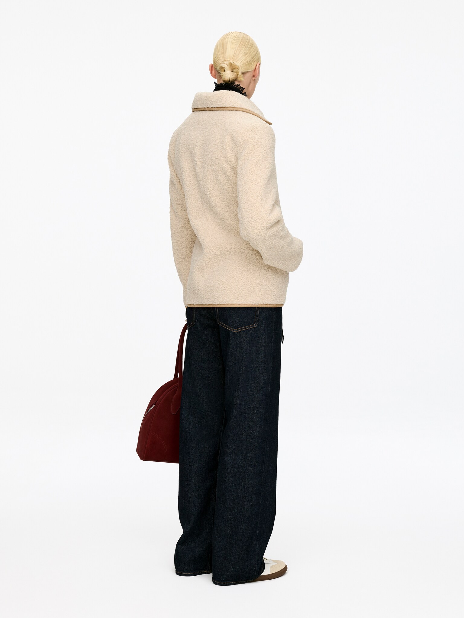 Pilejakke - Beige/Svart - 6