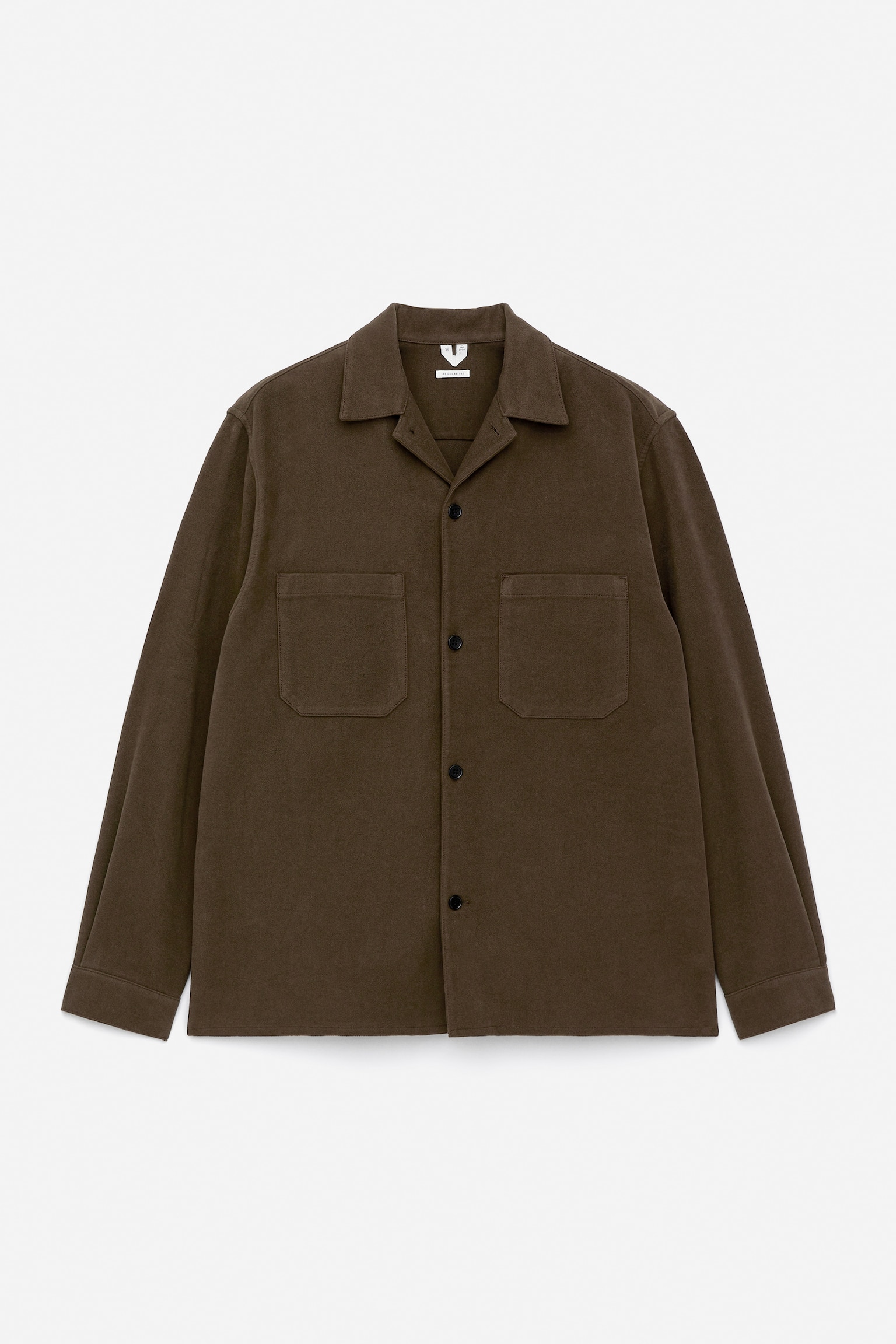 Bavlnená moleskinová overshirtka - Mole