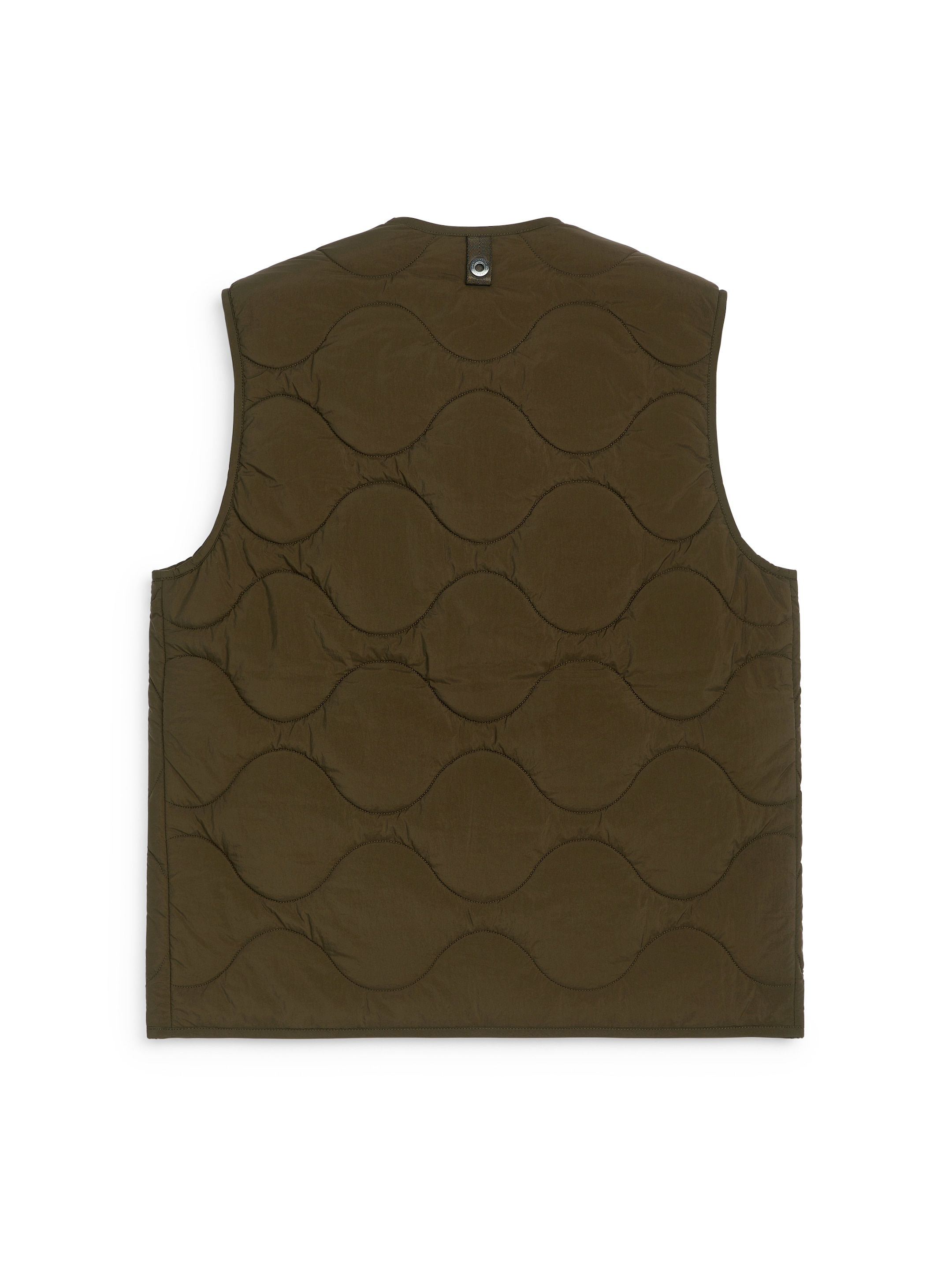 Quiltad 2-in-1-väst - Mörk khaki - Regular fit - Men - StillMedia/DescriptiveStillLife - 3