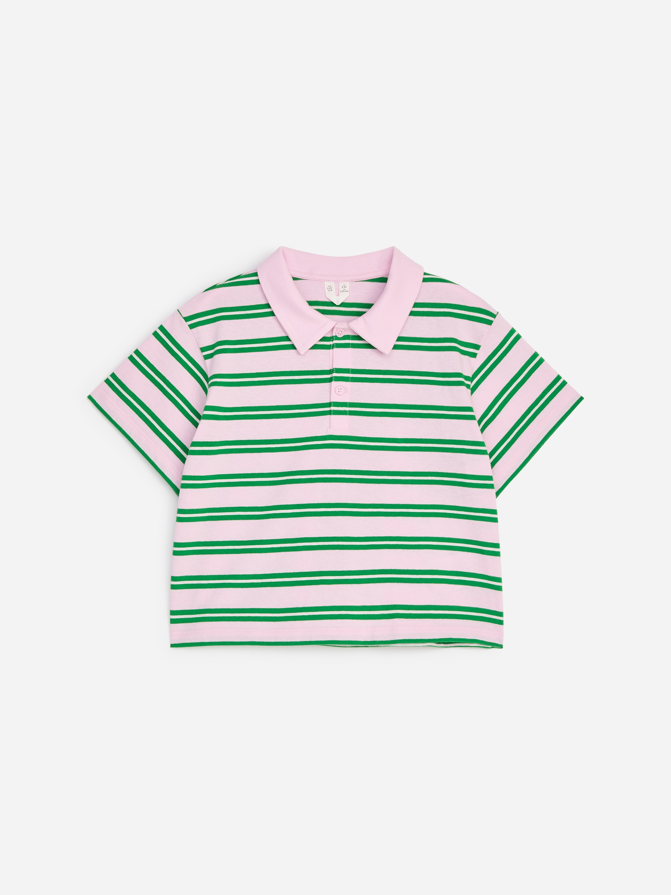 Relaxed Polo Shirt-Green-20039