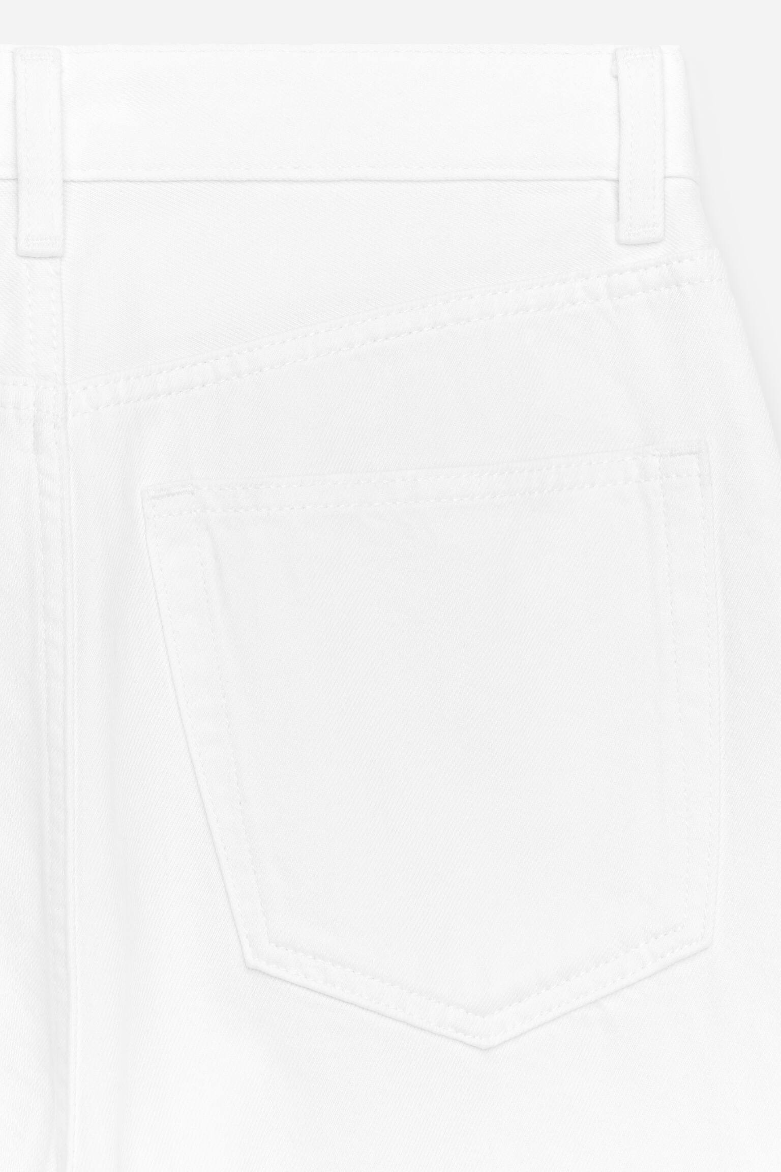 Szerokie jeansy oversize CEDAR - Biały - 2