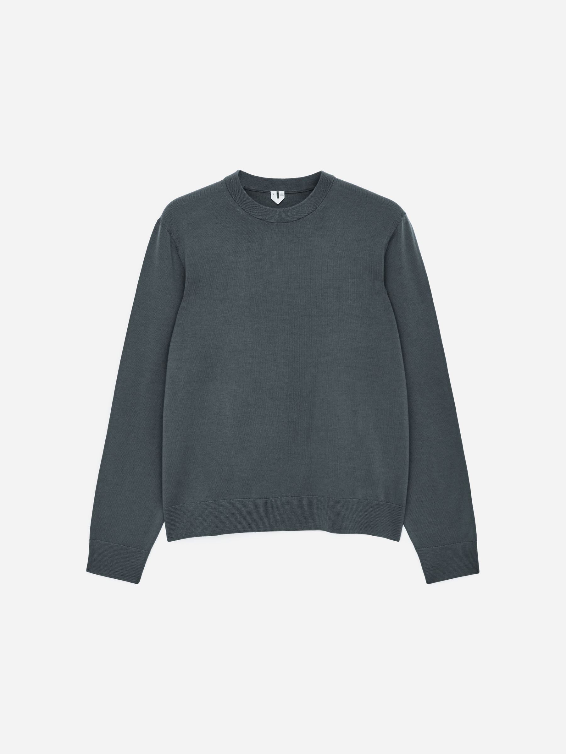 Pull en laine mérinos en maille fine - Gris foncé - Regular fit - Homme - StillMedia/DescriptiveStillLife - 2