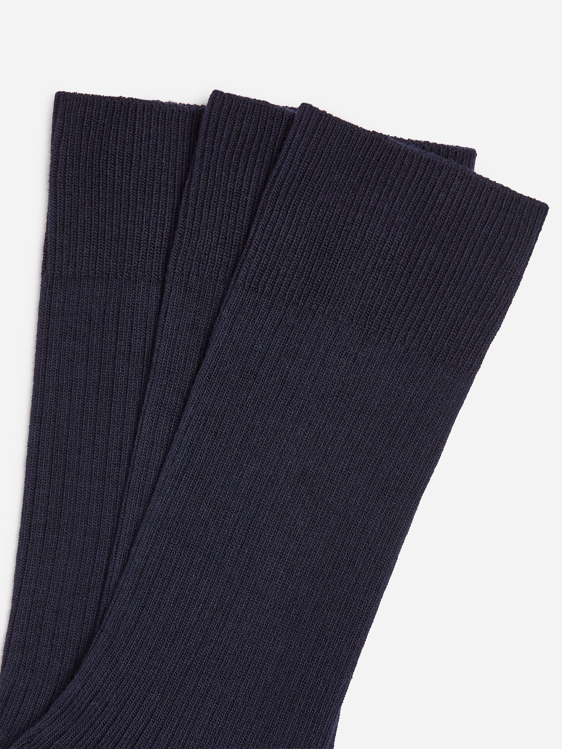 Gerippte Socken aus Supima-Baumwolle, 3er-Pack - Blau - Herren - StillMedia/DescriptiveDetail - 3