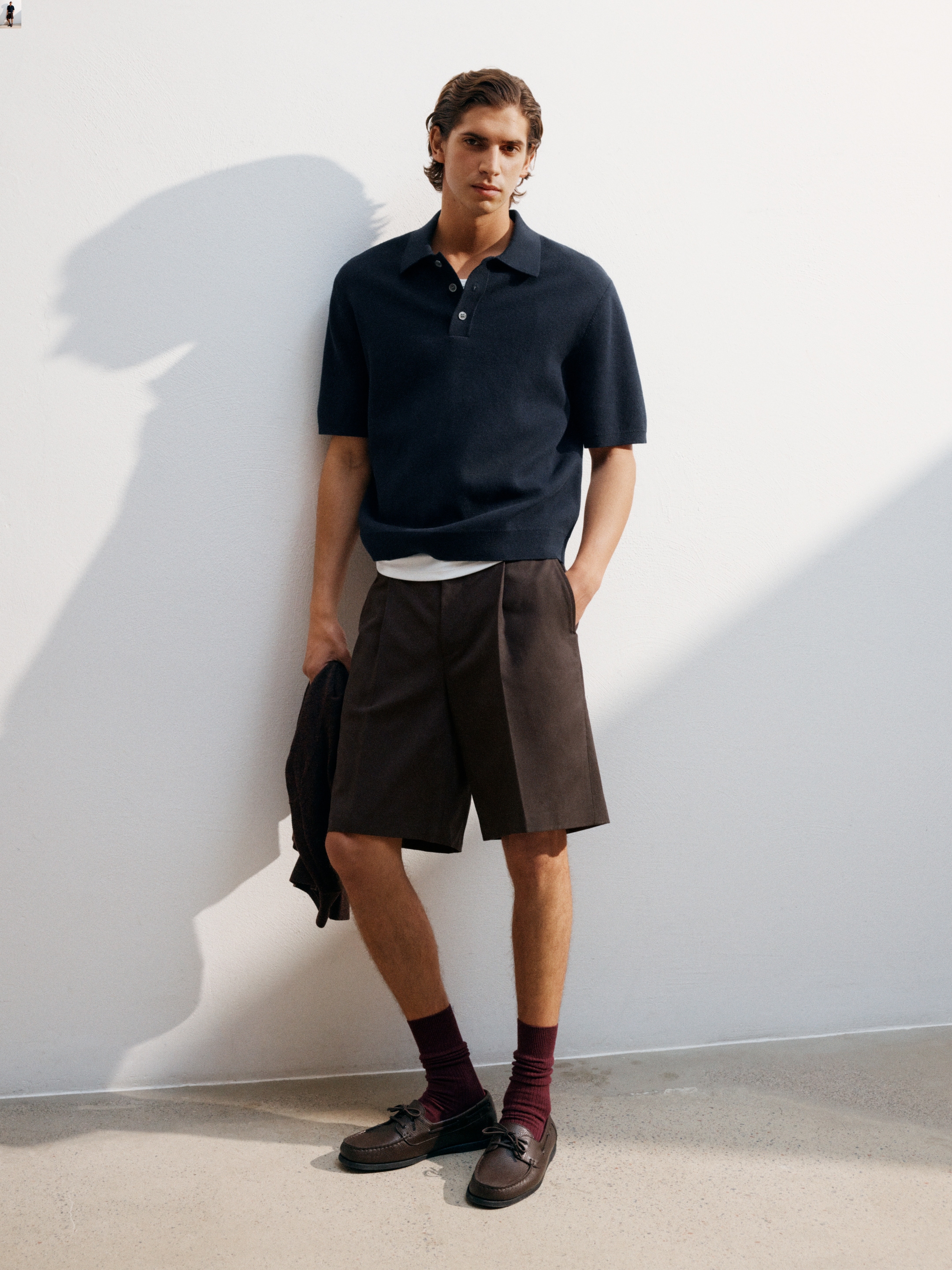 Dressed Shorts - Brown - Relaxed fit - Men - StillMedia/Environmental - 1