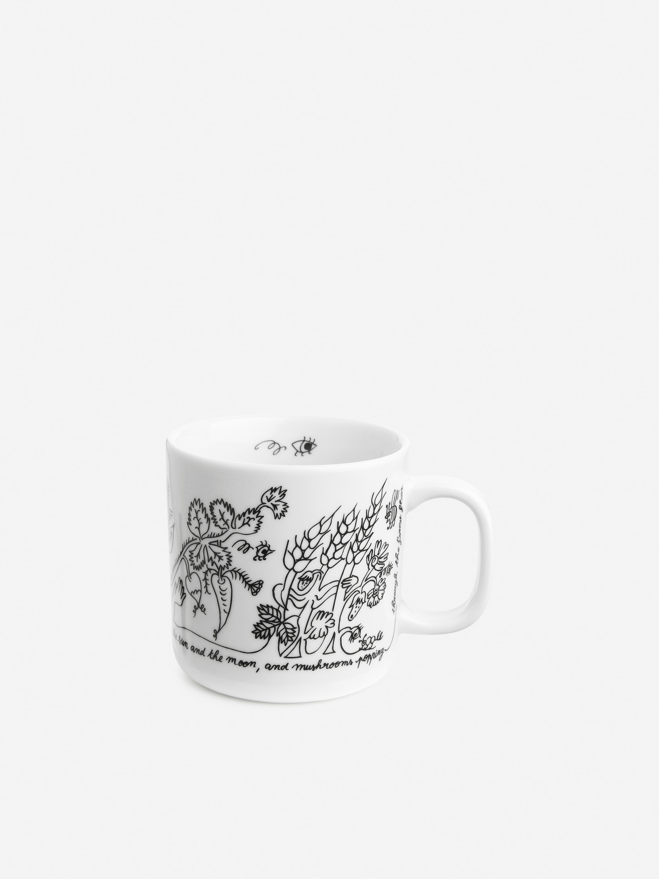 ARKET CAFÉ Mugg - Vit/svart - Café - StillMedia/DescriptiveStillLife - 1