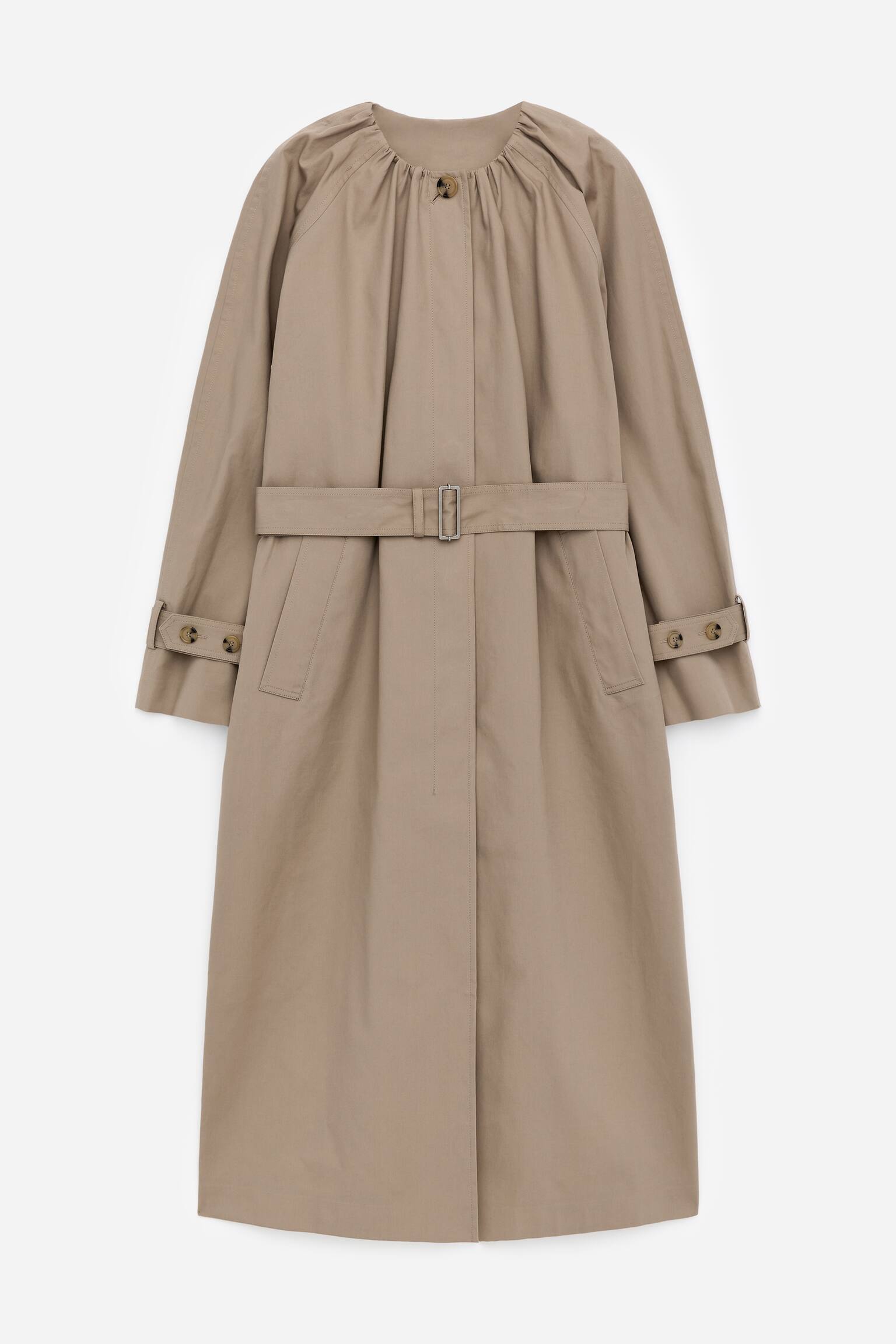 Cappotto in cotone - Beige - 2