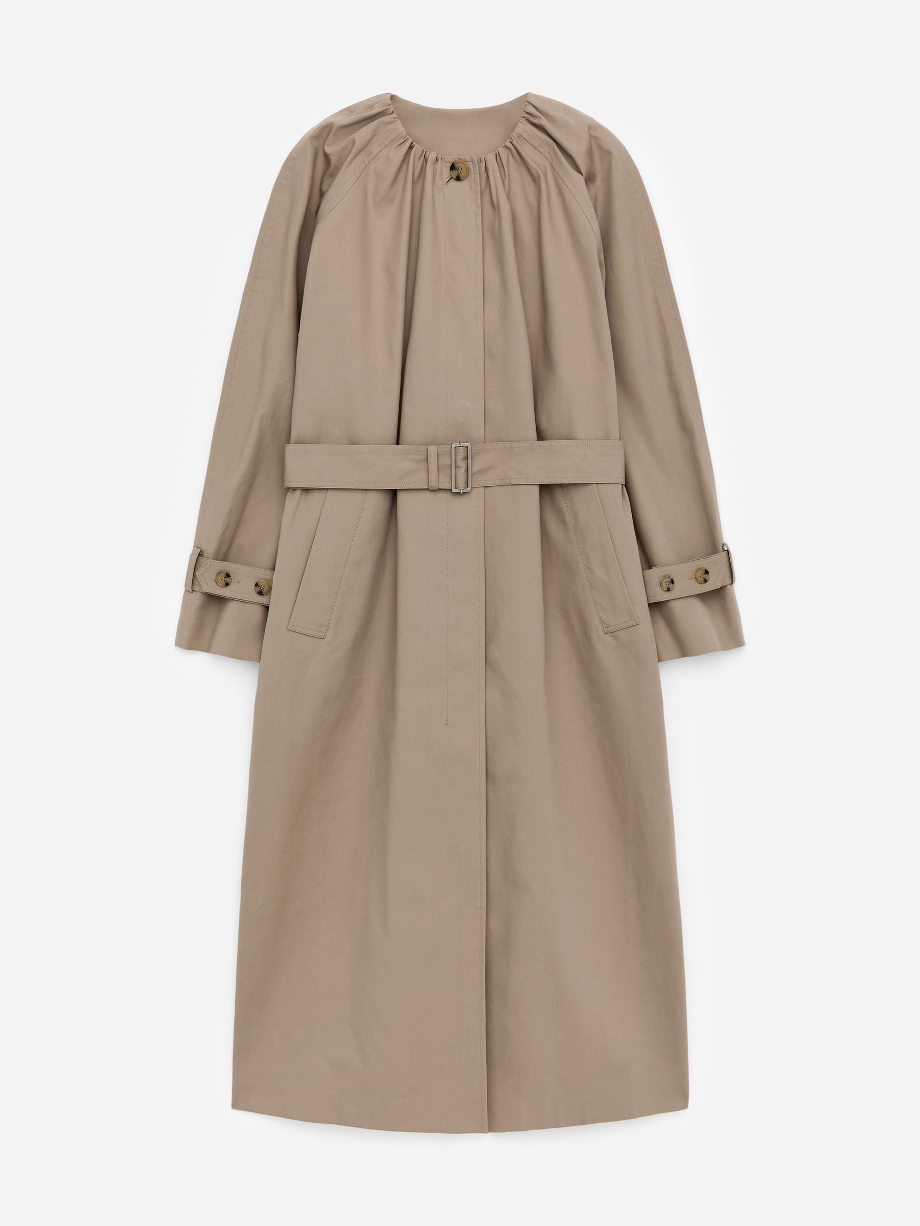 Baumwollmantel - Beige - Oversize - Women - StillMedia/DescriptiveStillLife - 3