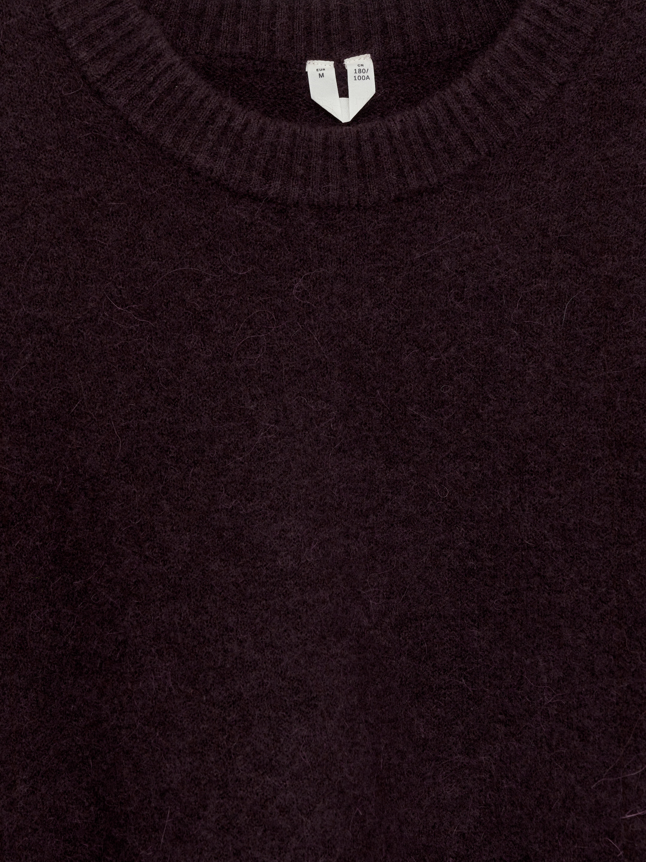 Alpaca-Wool Blend Jumper - Burgundy - Regular fit - Men - StillMedia/DescriptiveDetail - 1