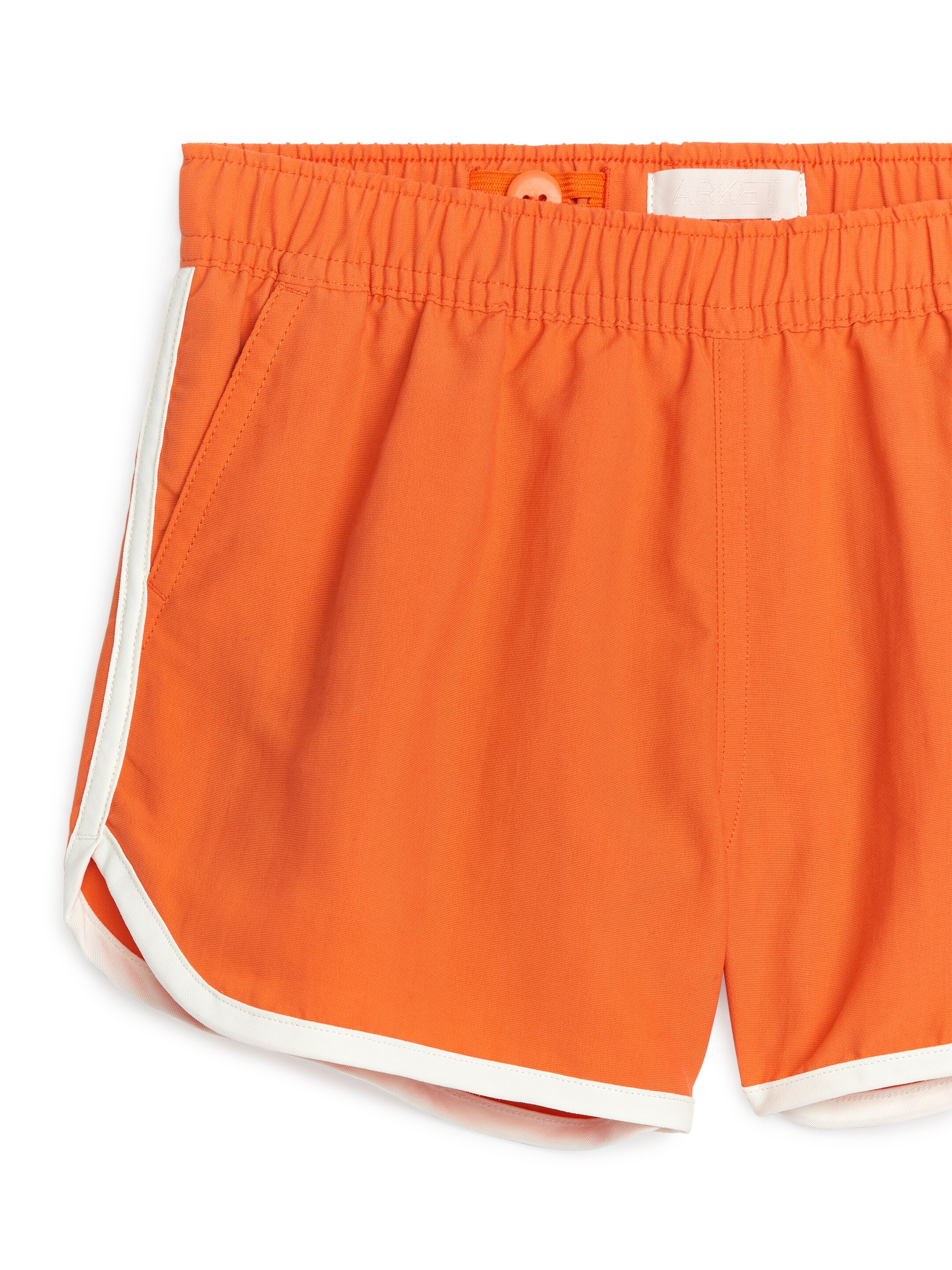 Badeshorts mit kontrastfarbenen Paspeln - Orange - Regular Fit - Kinder - StillMedia/DescriptiveDetail - 3